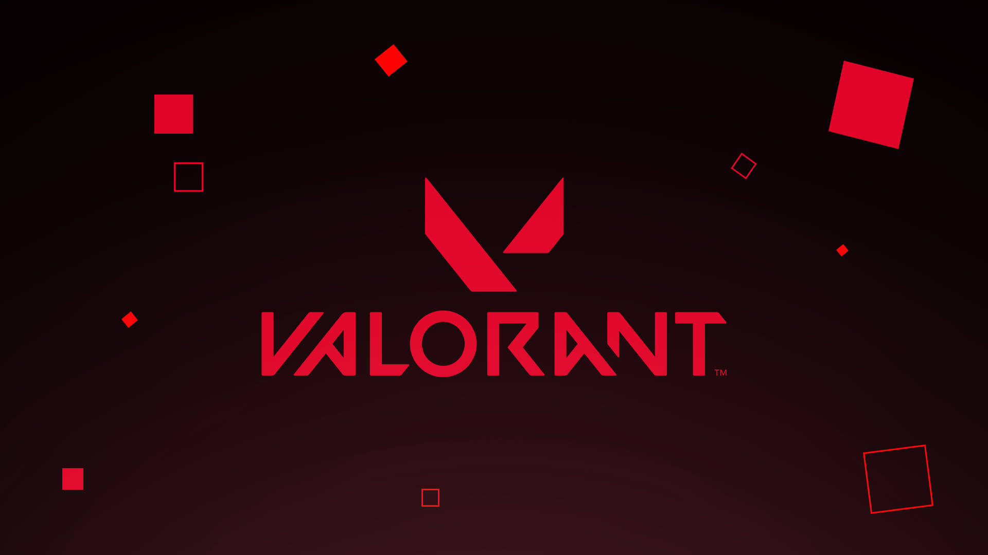 Valorant Kırmızı Logo duvar kağıdı