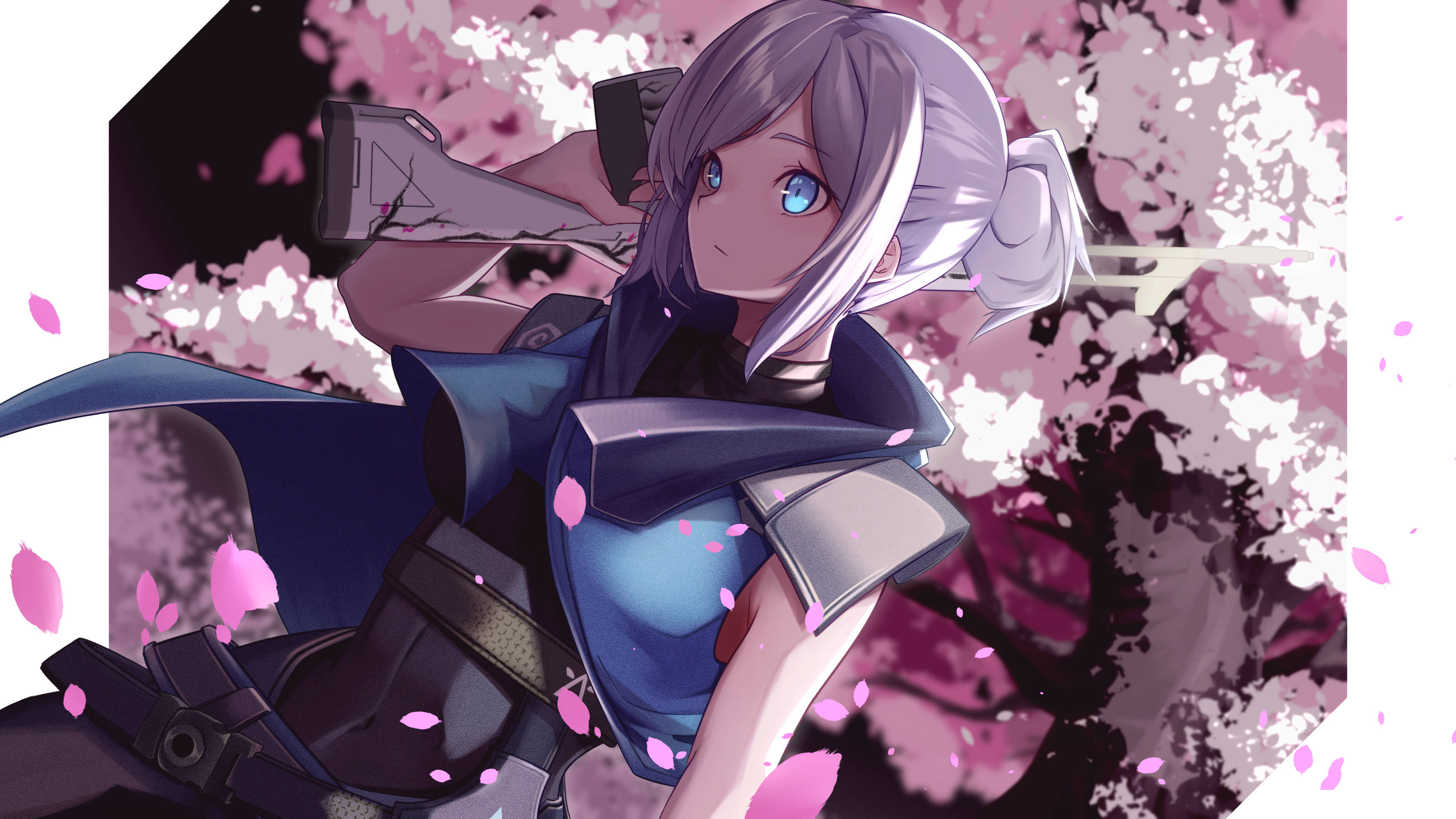 Valorant Jett Anime Tarzı Sanat Duvar Kağıdı