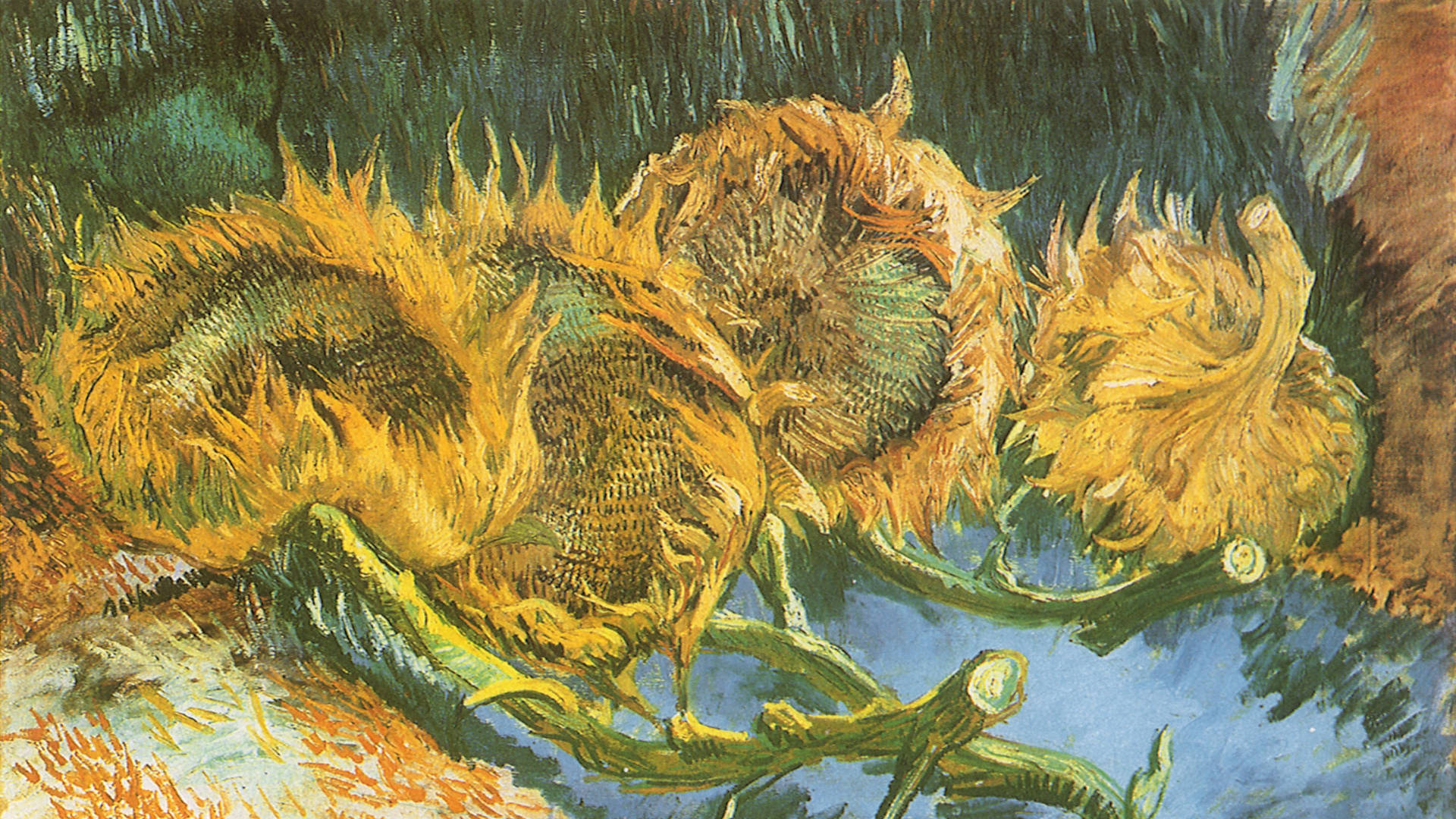 Van Gogh Ayçiçeği Duvar Kağıdı