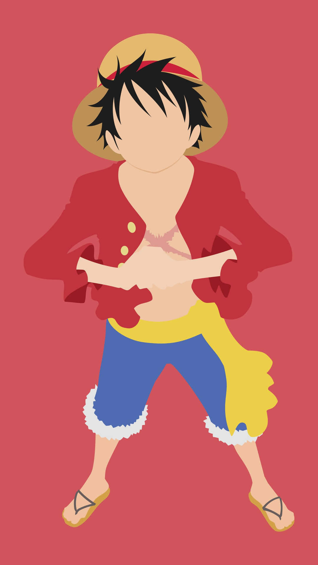 Luffy Telefon [duvar kağıdı] — One Piece iPhone duvar kağıdı Duvar Kağıdı