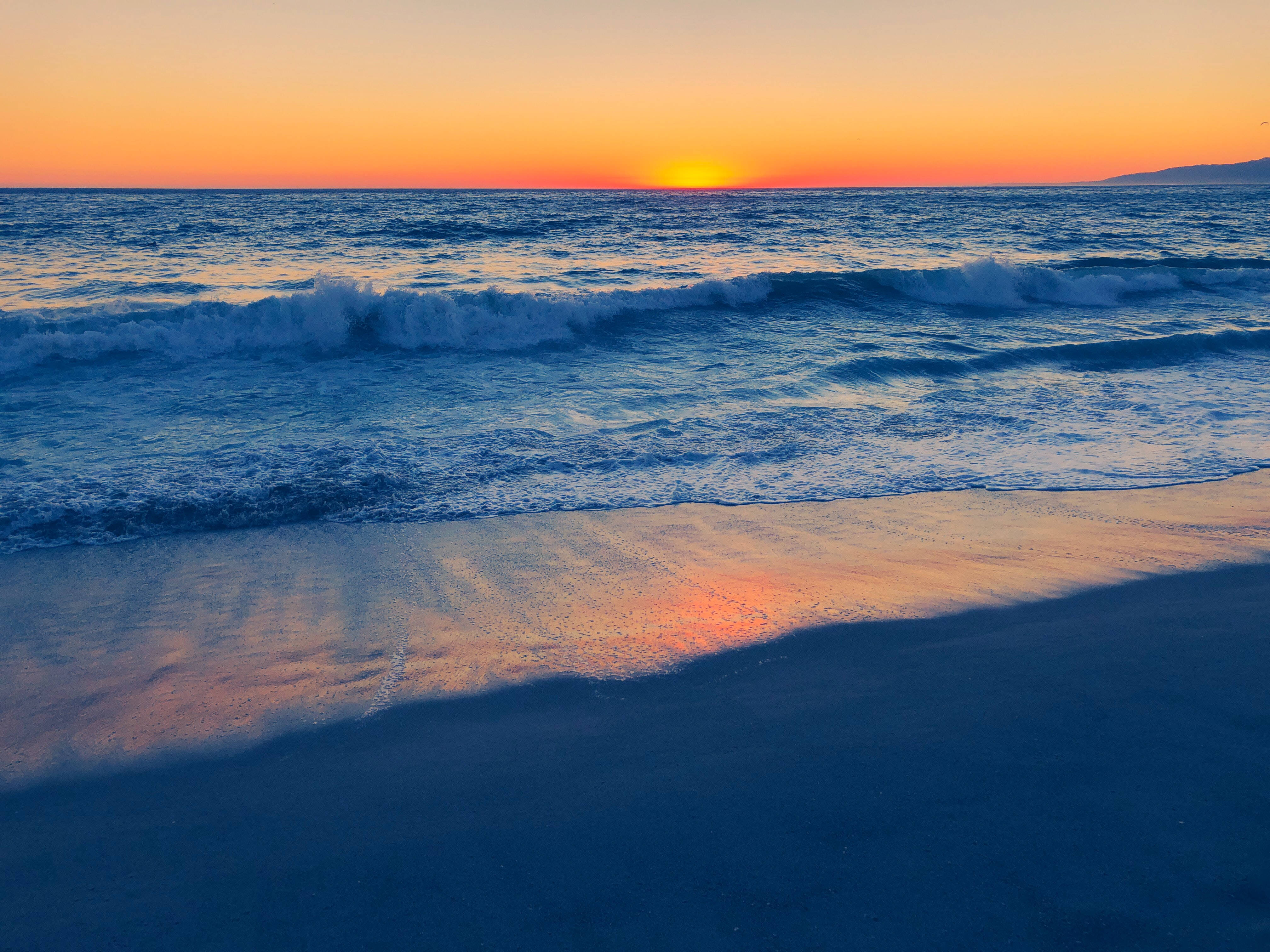 Venice Beach Los Angeles Gün Batımı Duvar Kağıdı
