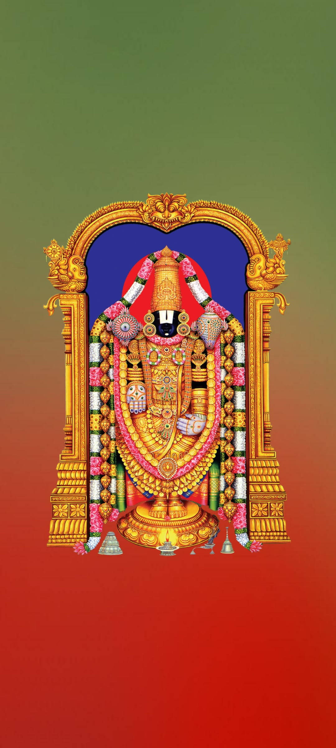 Venkateswara Swamy Hindu Tanrısı Duvar Kağıdı