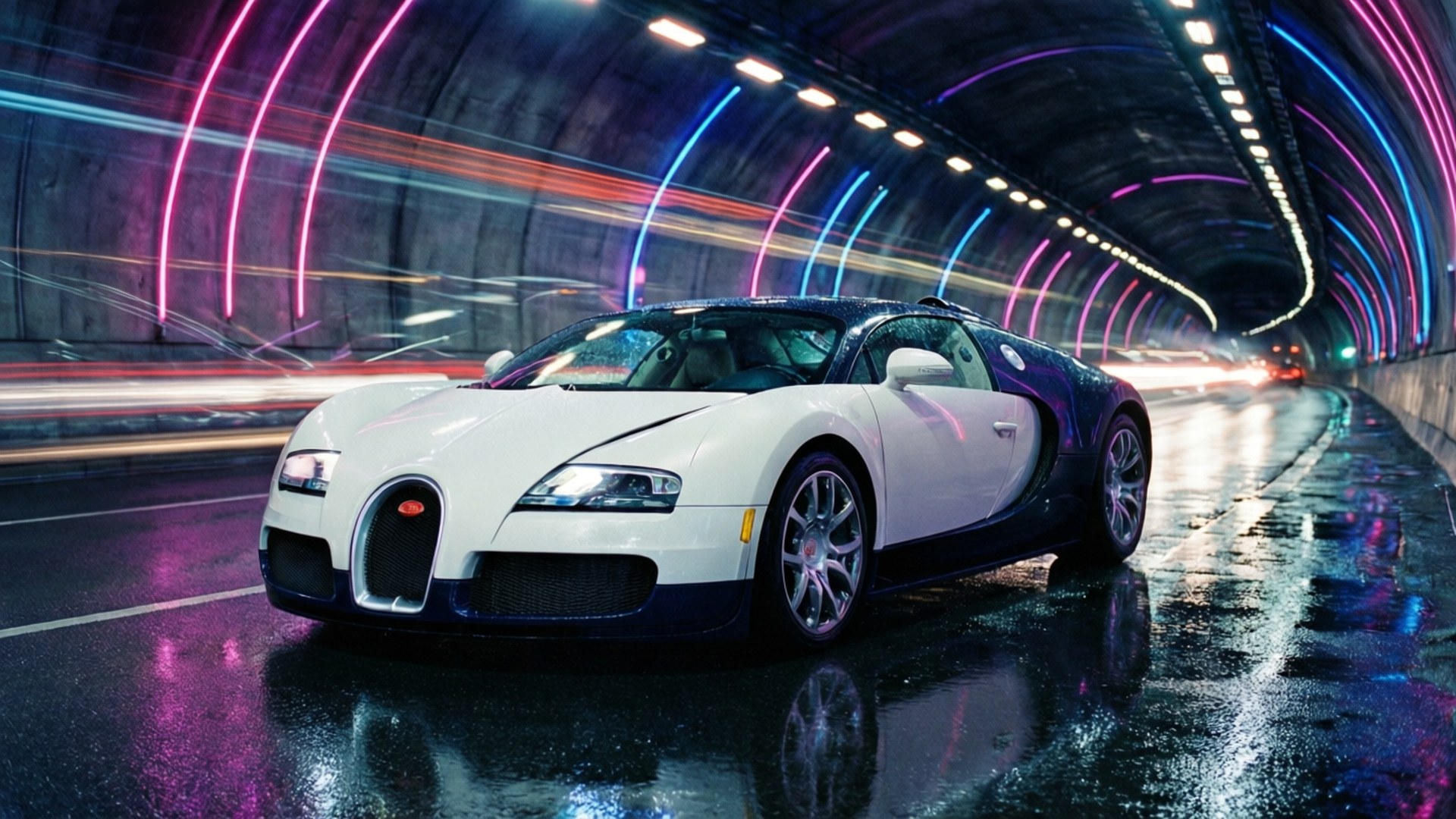 Veyron Tünel Vizyonu Duvar Kağıdı