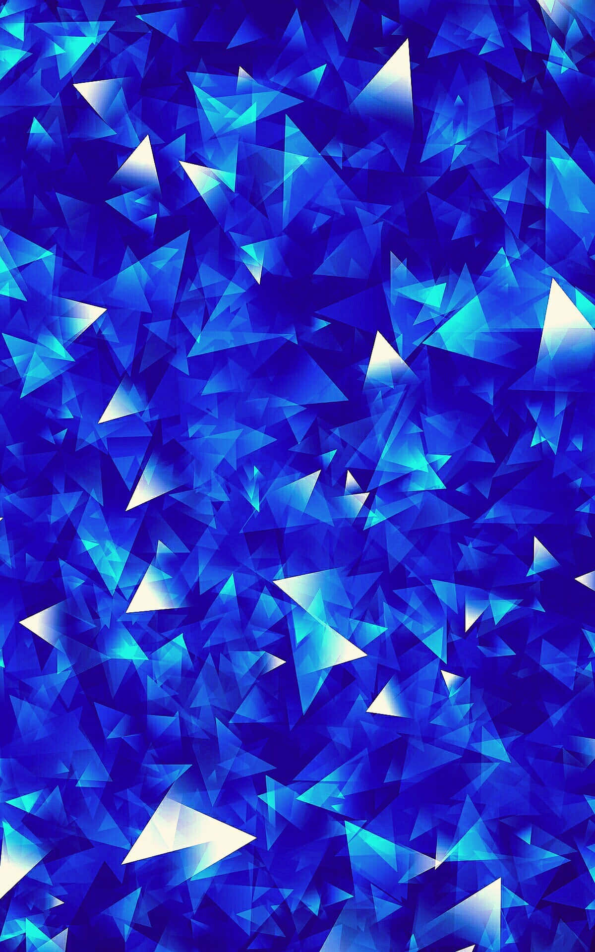 Vibrant Electric Blue Duvar Kağıdı