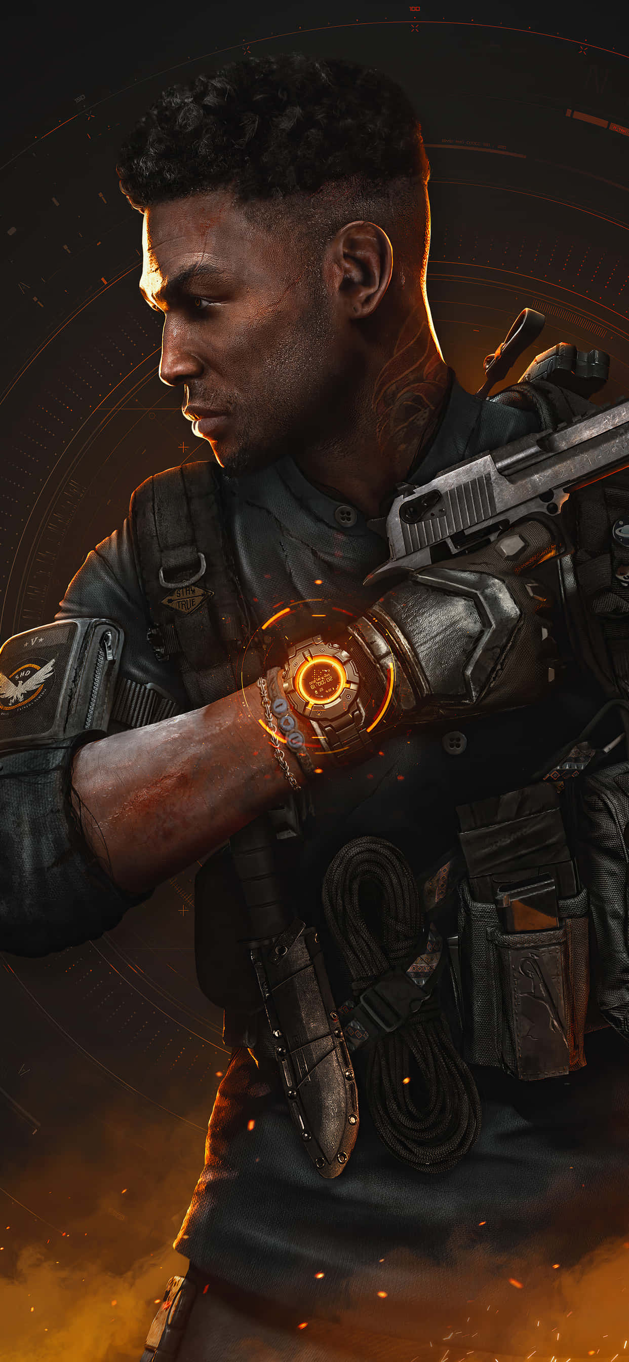 Video Oyunu The Division'da iPhone XS Max Duvar Kağıdı