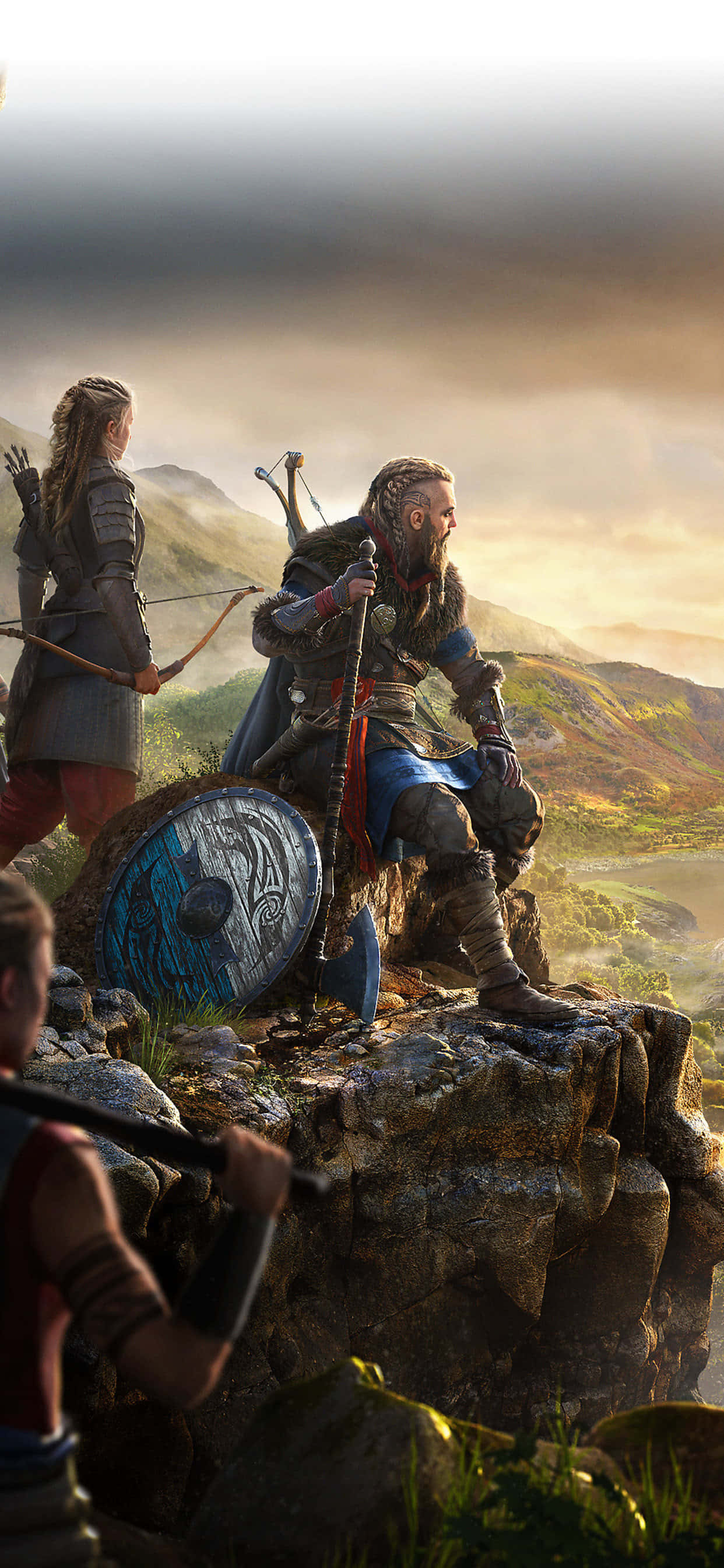 Viking Eivor iPhone XS Max Assassin's Creed Valhalla Arka Planı Duvar Kağıdı
