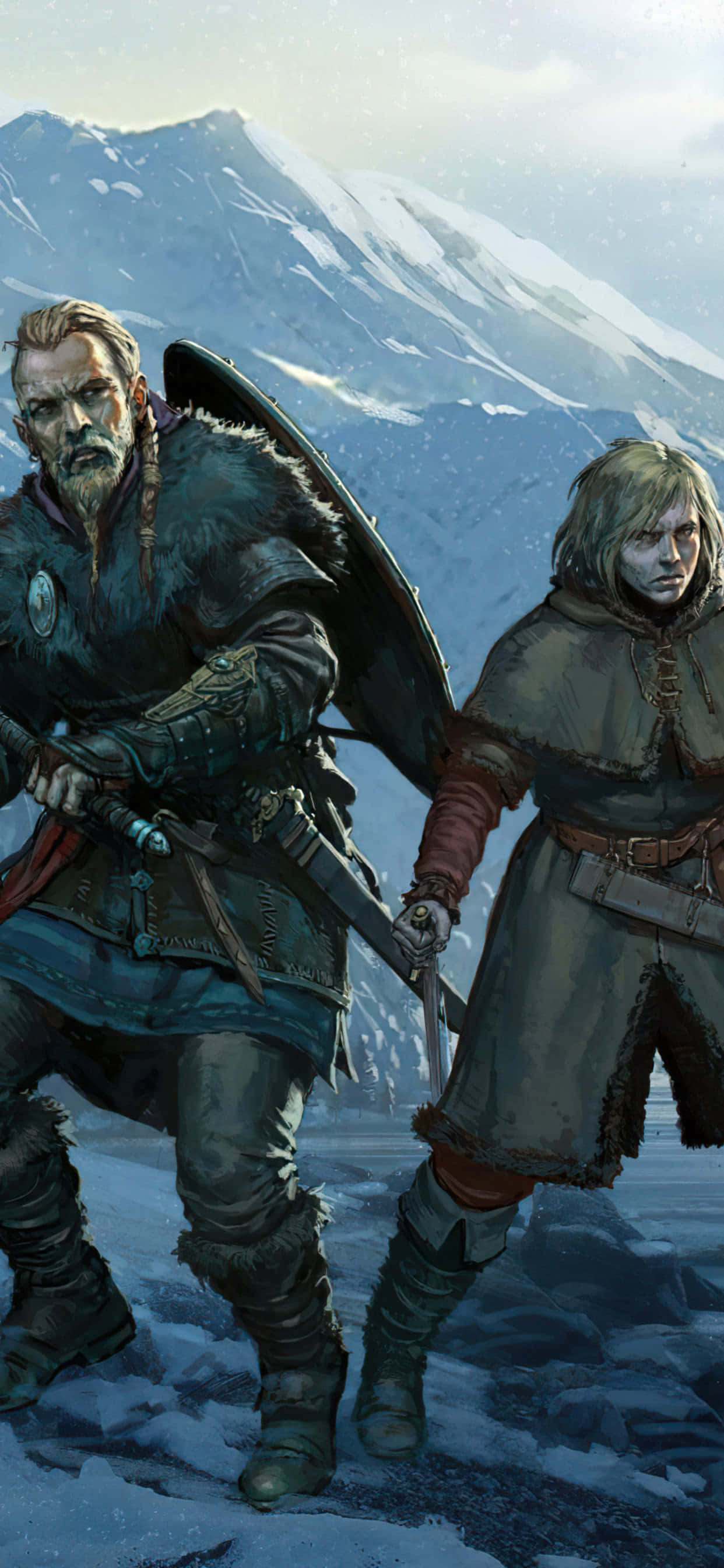 Vinland Saga iPhone Xs Max Assassin's Creed Valhalla Duvar Kağıdı