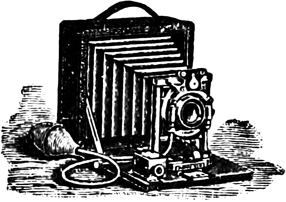 Vintage Fotoğraf Makinesi ve Fotoğrafçılık Aksesuarları Duvar Kağıdı