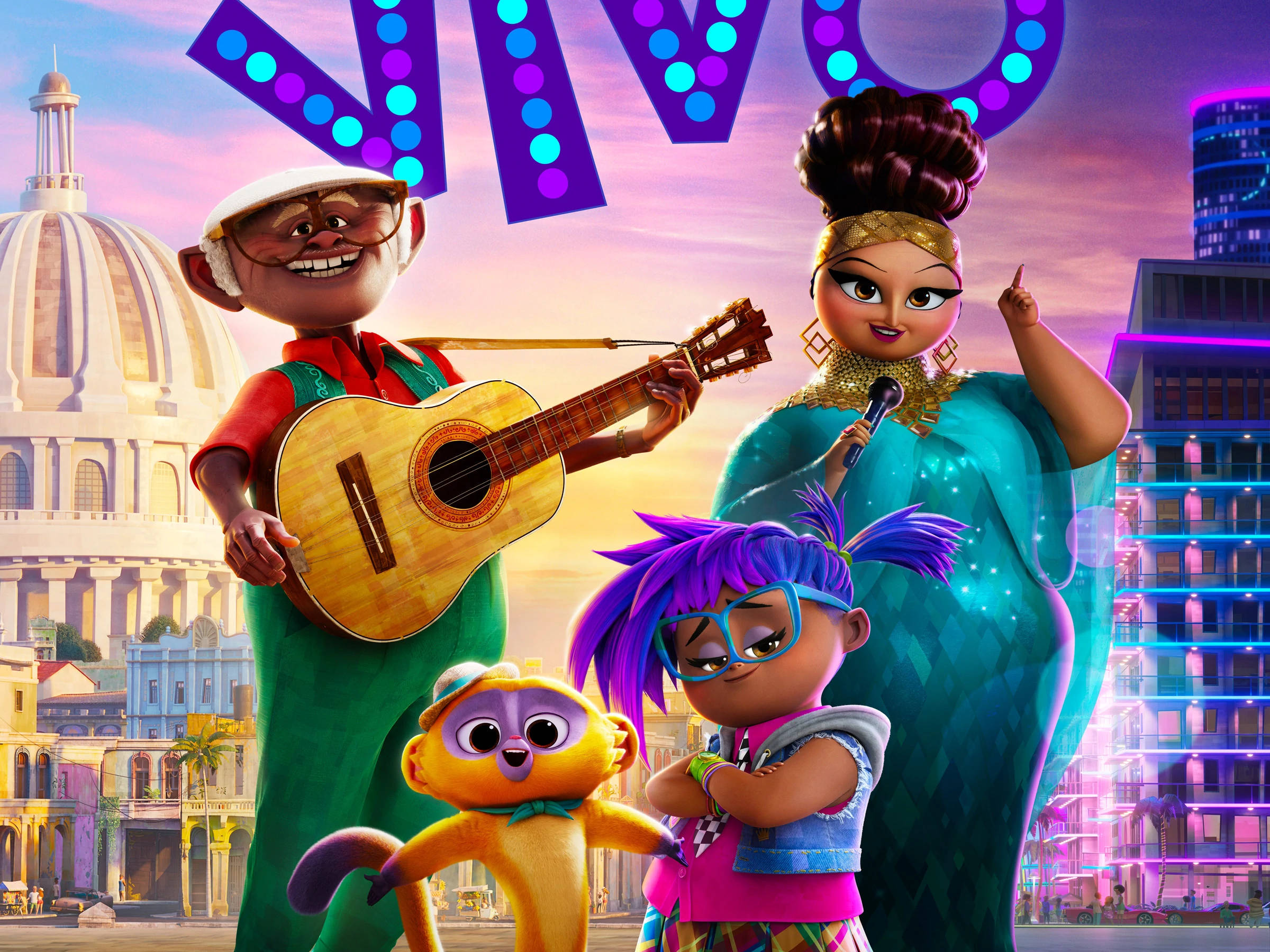 Vivo Filmi Resmi Çıkış Posteri Duvar Kağıdı