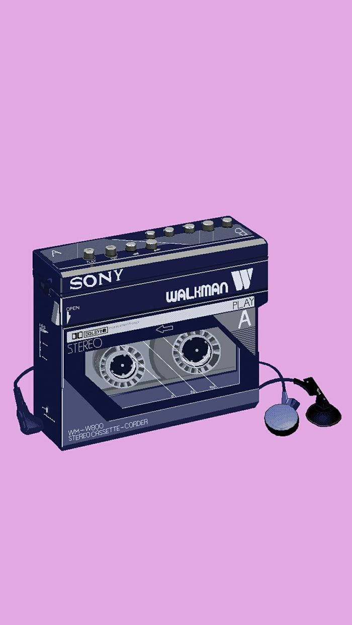Walkman Müzik Estetiği Duvar Kağıdı