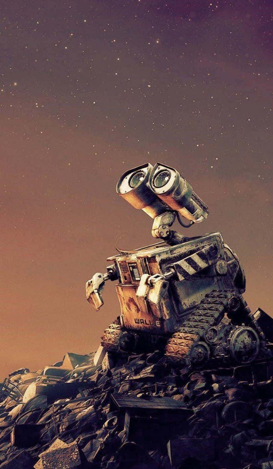 Wall E Iphone — Gece gökyüzü GIF Duvar Kağıdı