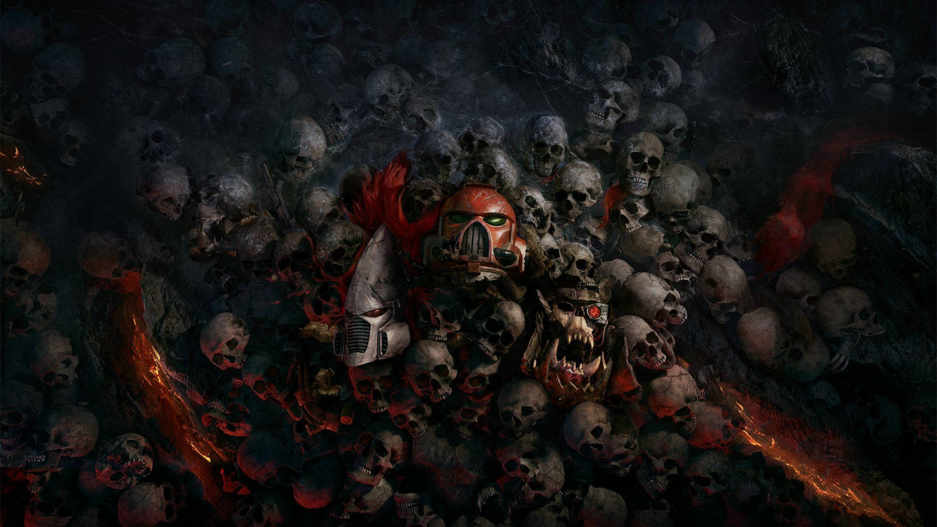 Warhammer 40000 Dawn Of War Kafatasları Duvar Kağıdı