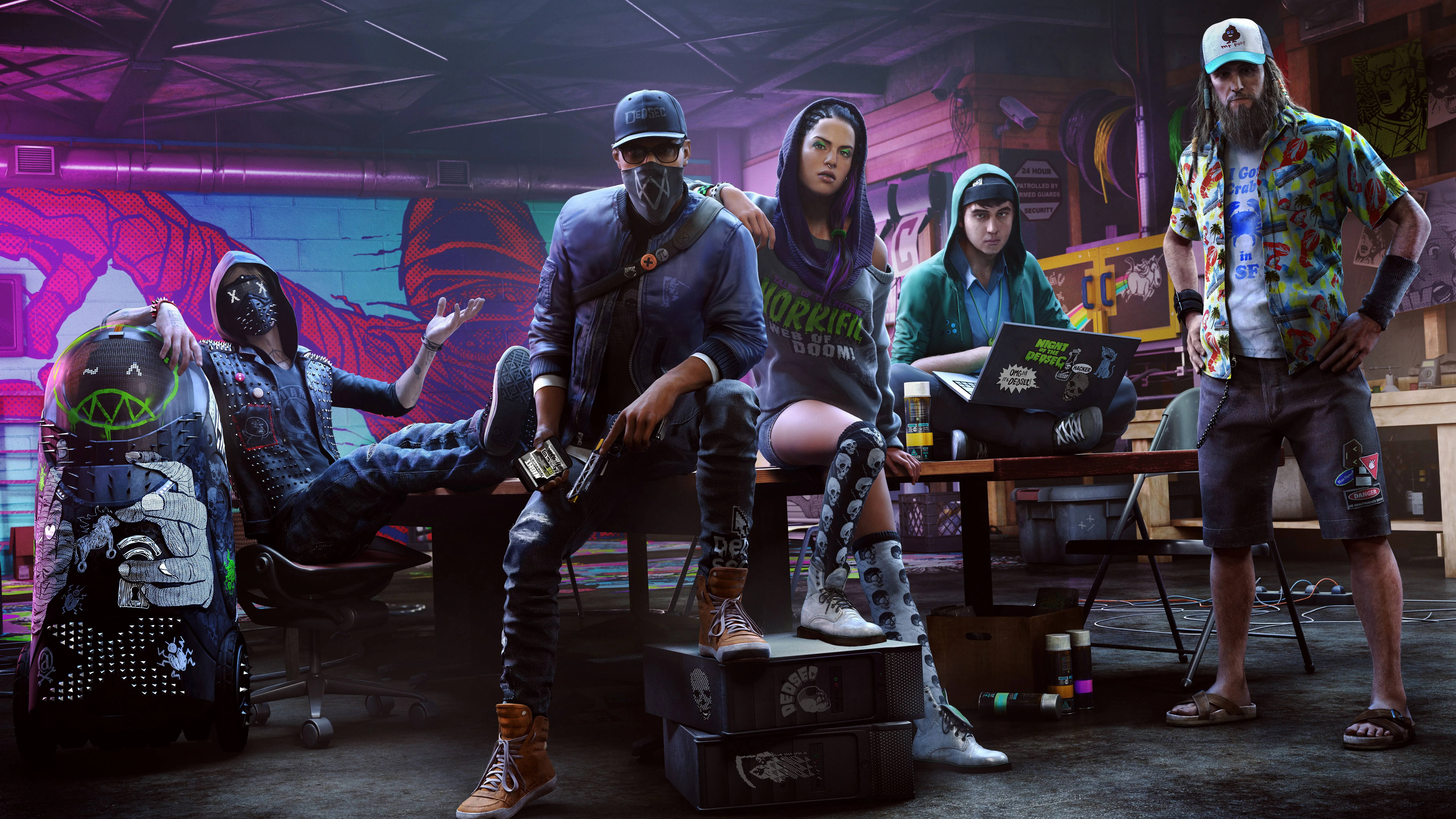 Watch Dogs 2 8K Oyun Duvar Kağıdı