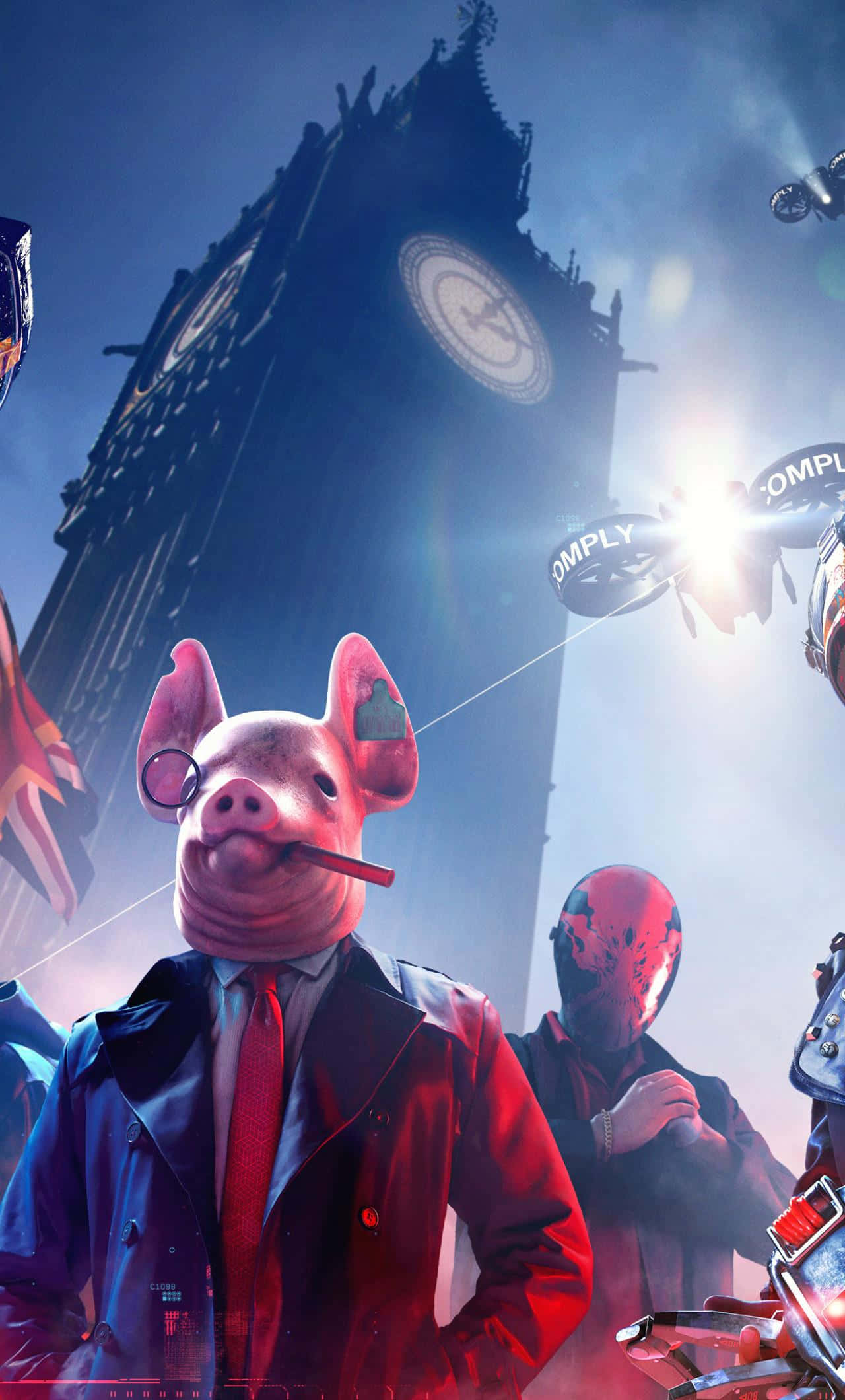 Watch Dogs Karakterleri iPhone Duvar Kağıdı