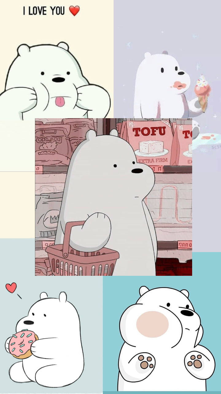We Bare Bears Estetik Küçük Kardeş Duvar Kağıdı