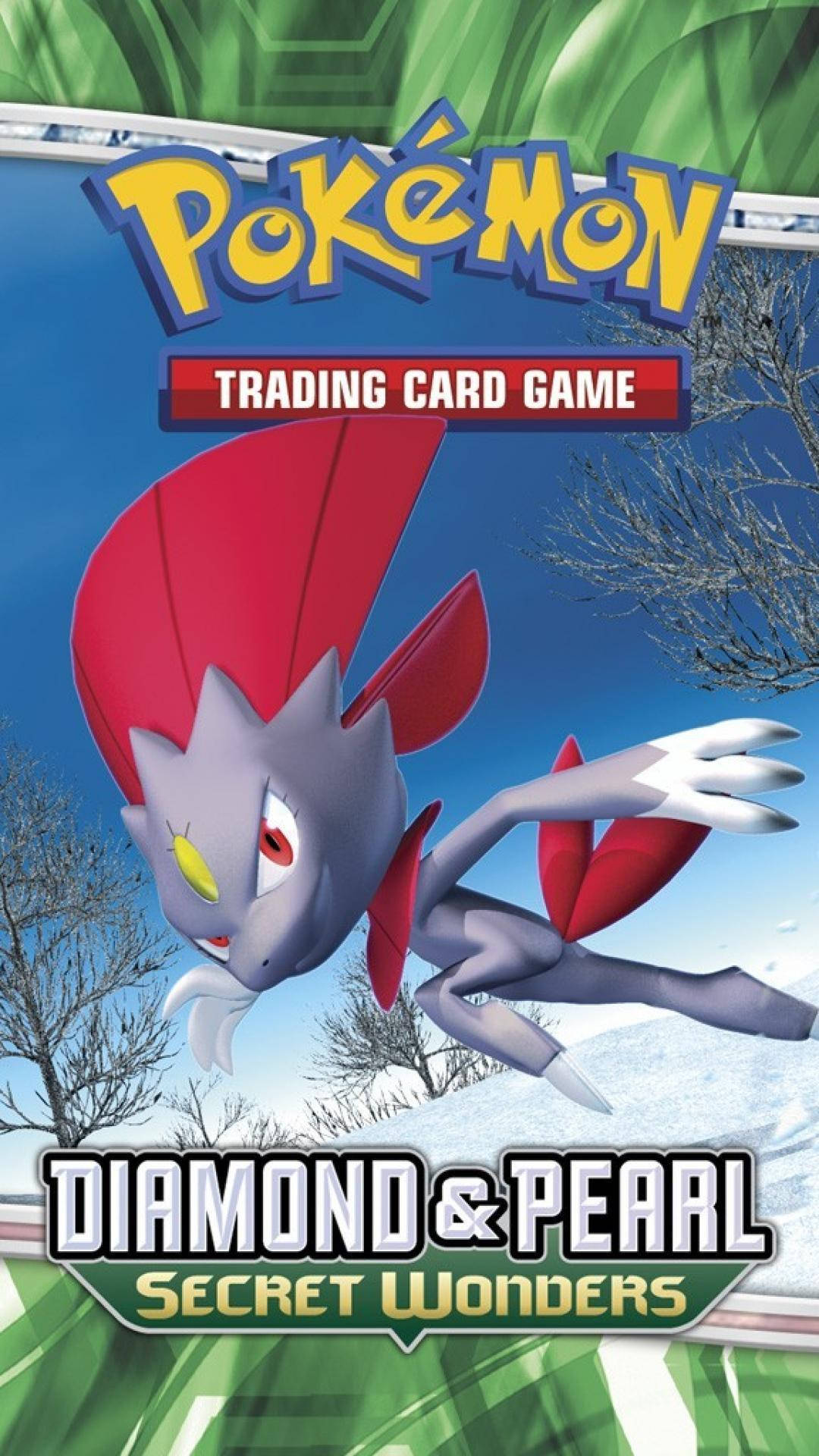 Weavile Elmas ve İnci Kartları Duvar Kağıdı