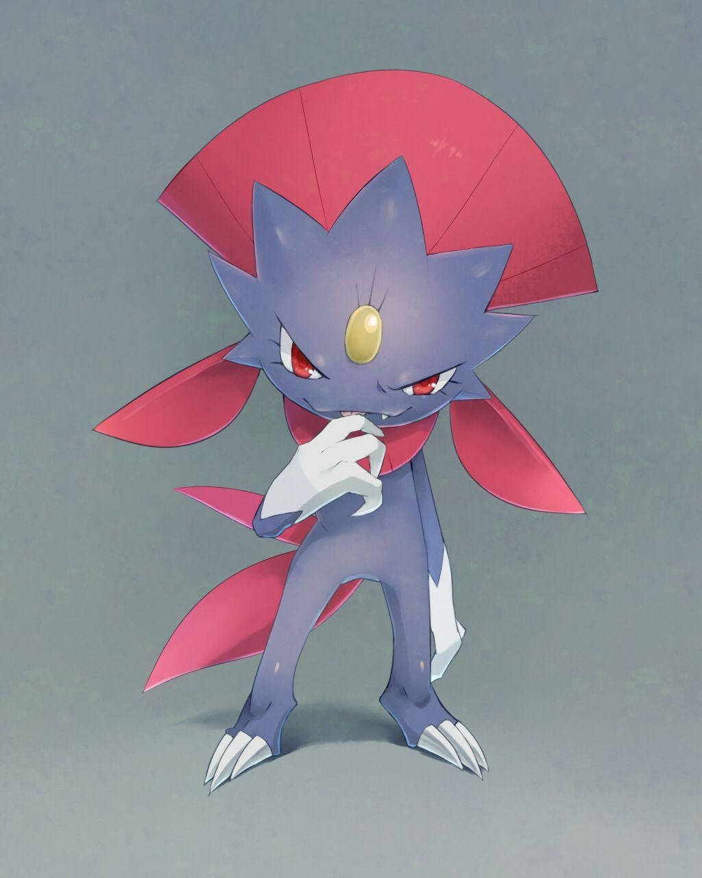 Weavile Sinsi Sırıtıyor Duvar Kağıdı