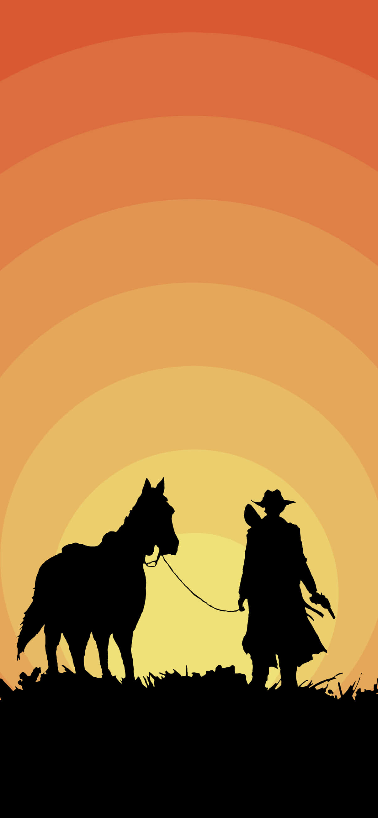 Western Kovboy iPhone Duvar Kağıdı
