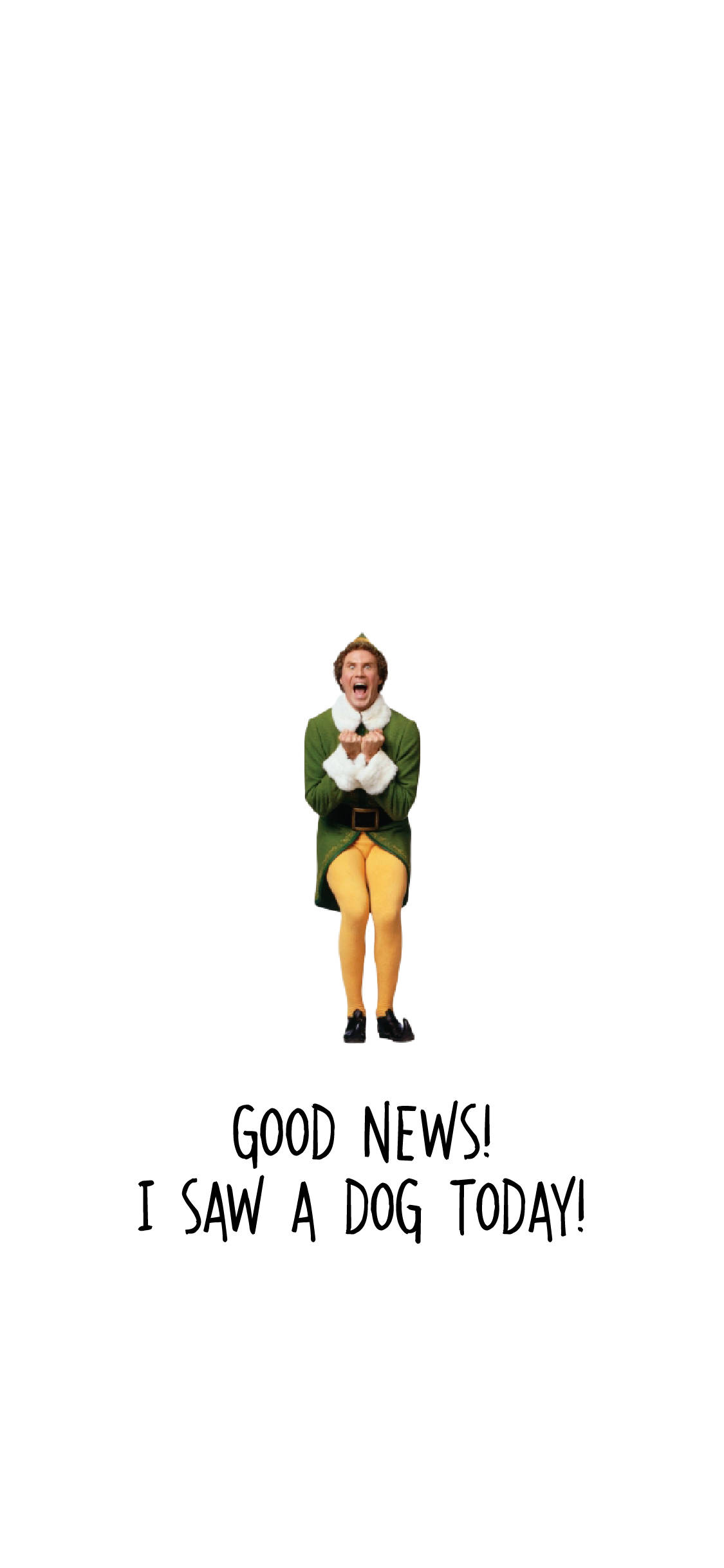 Will Farrell, 2003 Noel klasiği Elf'te Buddy the Elf rolünde. Duvar Kağıdı