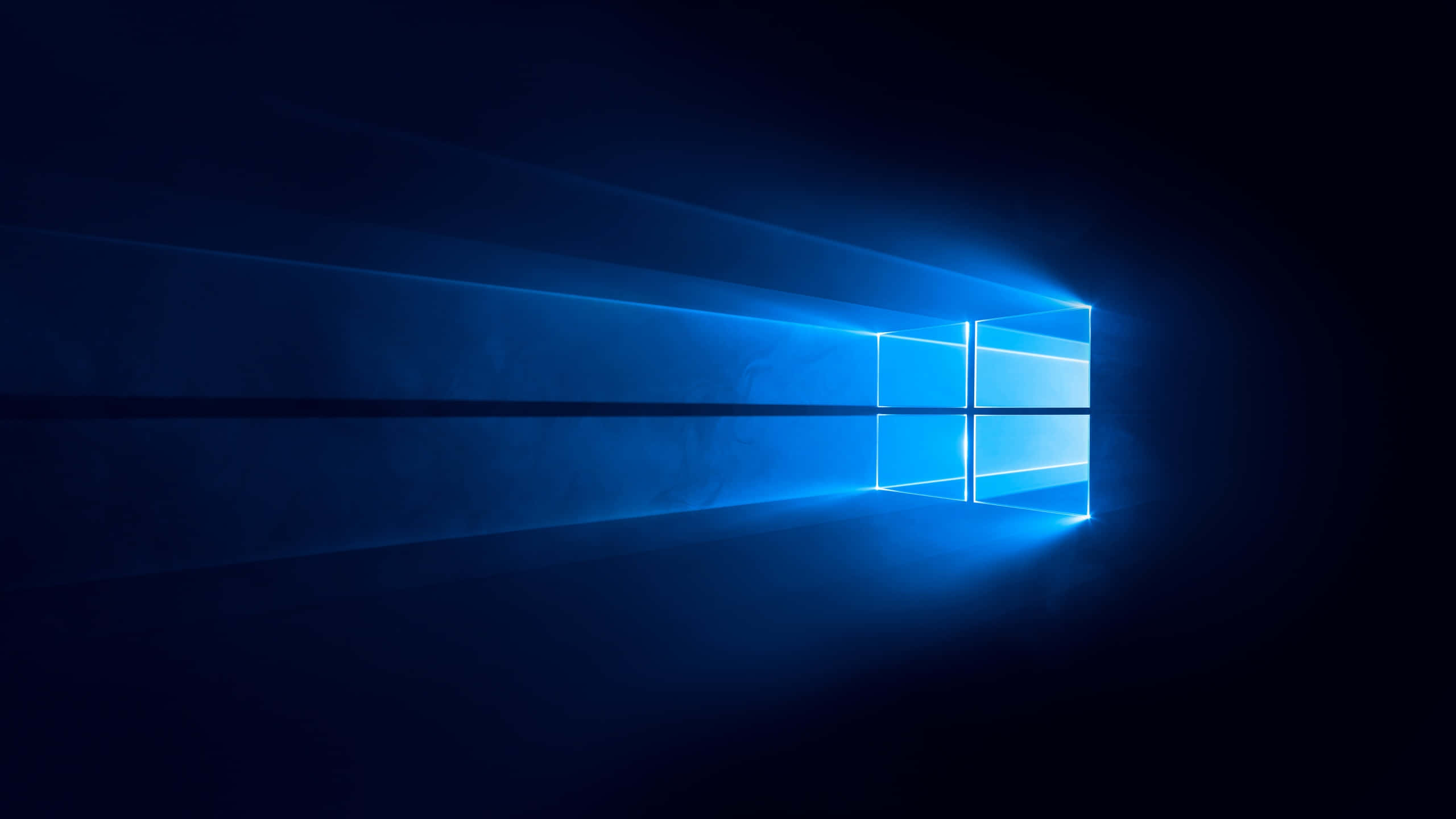 windows 10 logosu karanlıkta Duvar Kağıdı