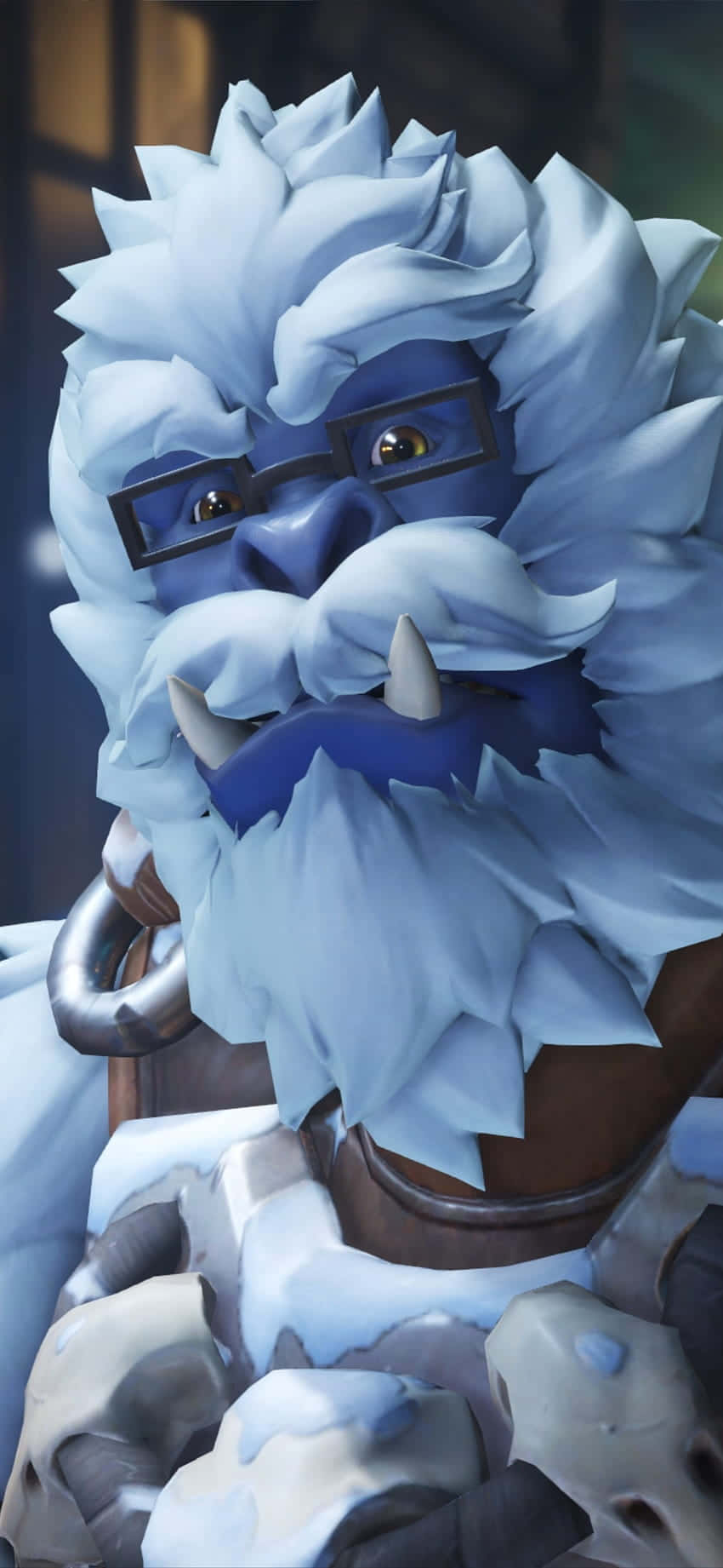 Winston iPhone XS Overwatch Arka Plan Duvar Kağıdı