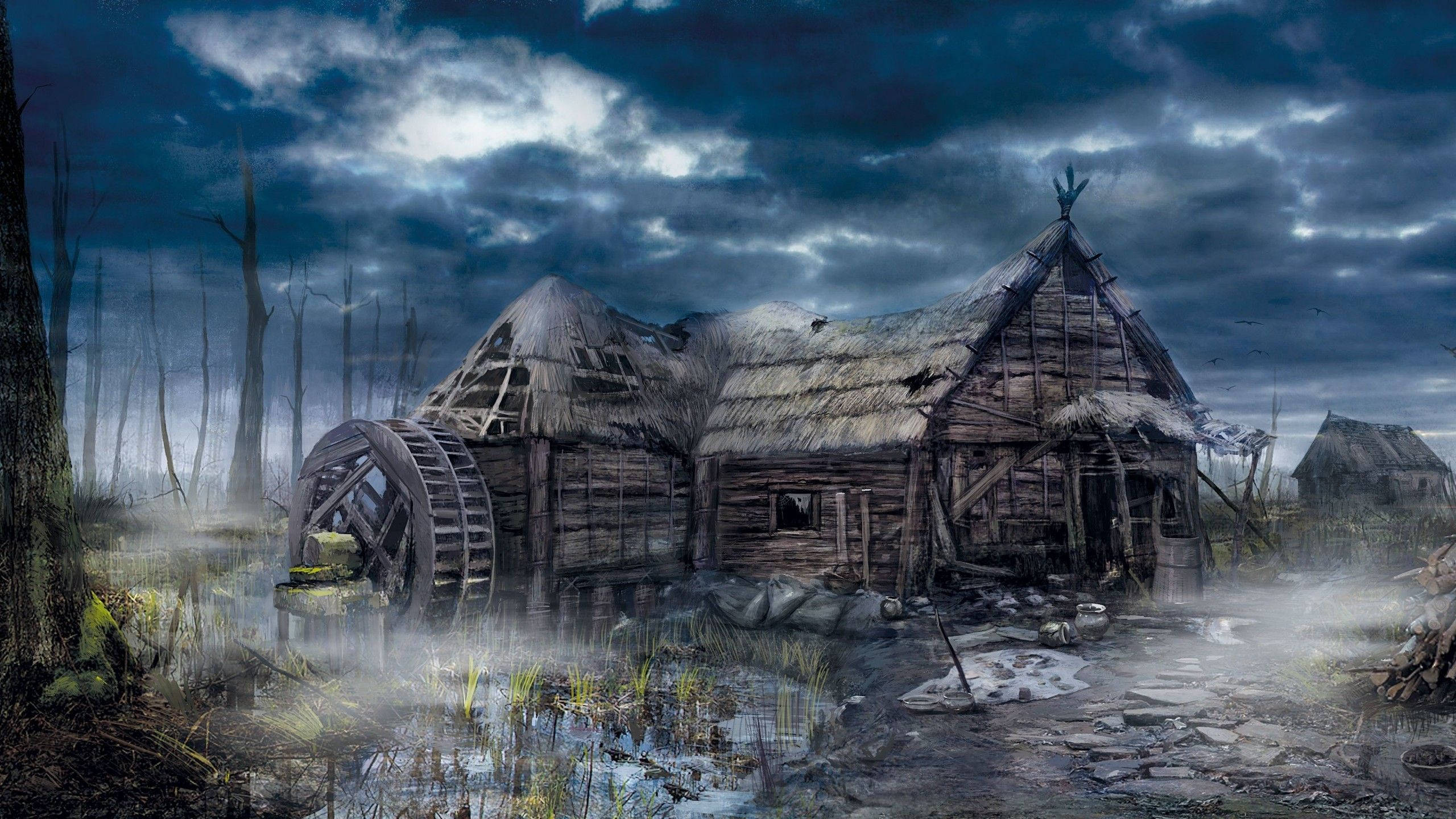 Witcher 3 Terk Edilmiş Ev Duvar Kağıdı
