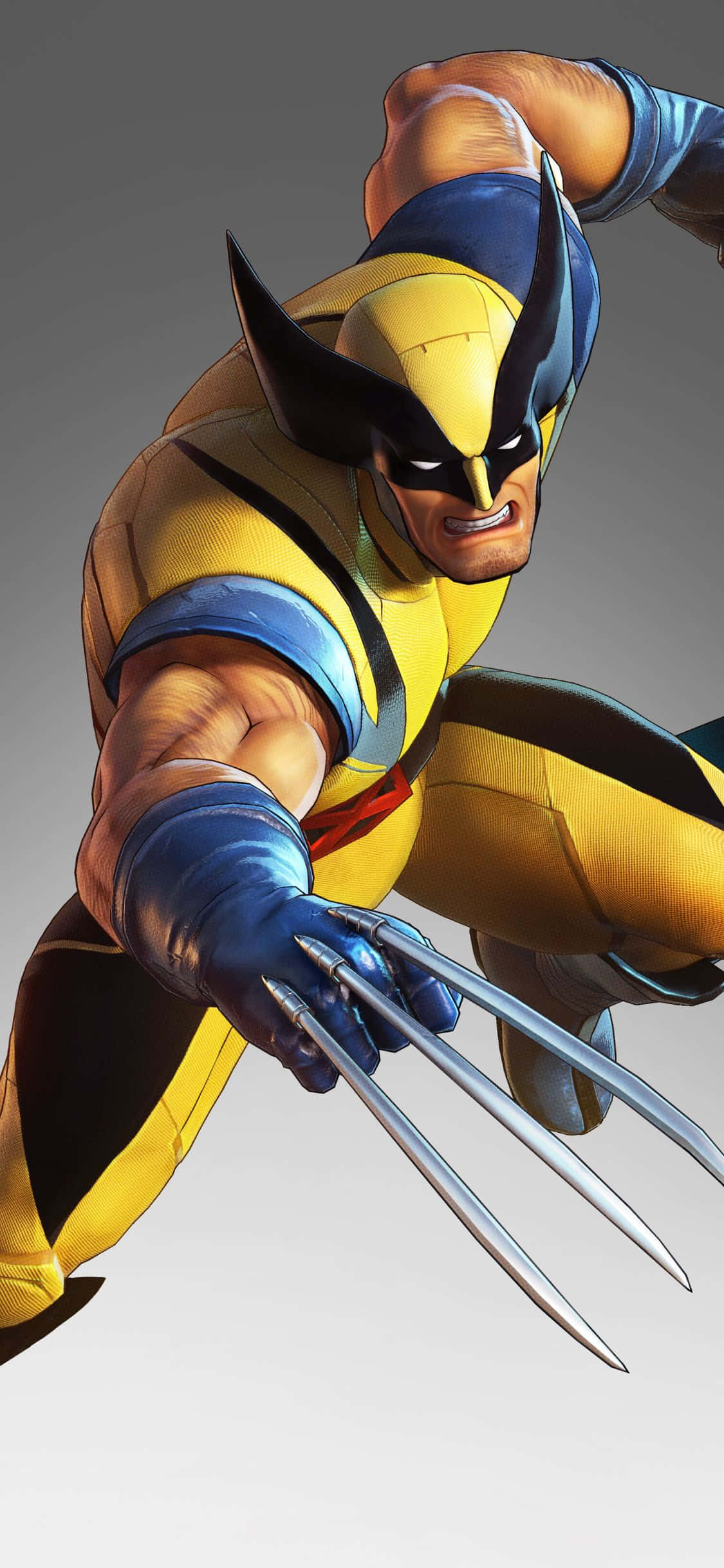 Wolverine iPhone XS Marvel Arka Planı Duvar Kağıdı