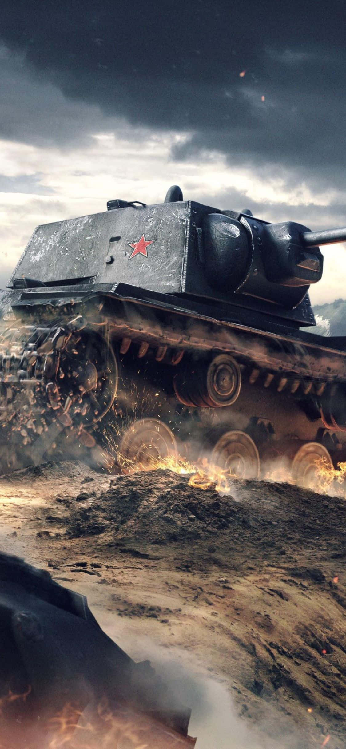 World of Tanks - Çölde Bir Tank Duvar Kağıdı