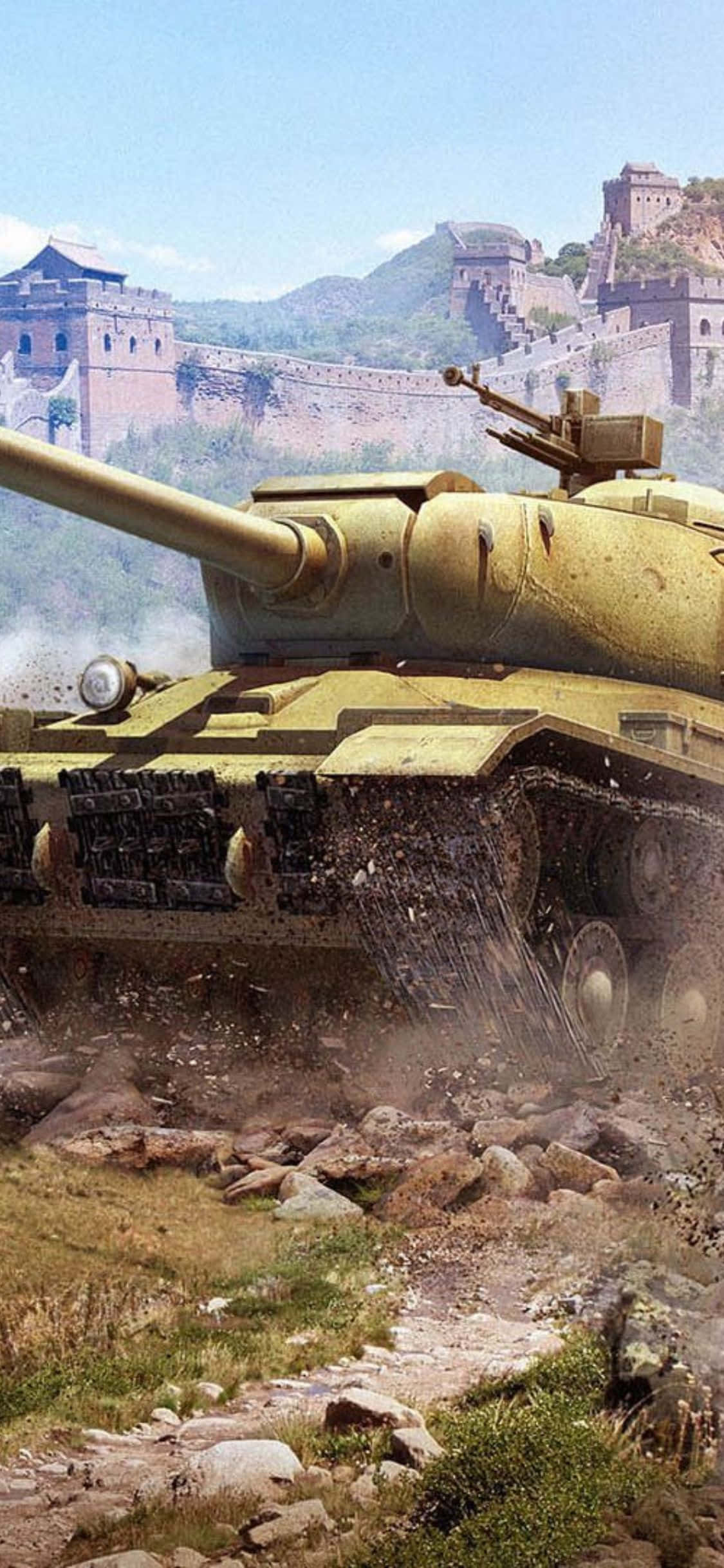 world of tanks - çölde bir tank Duvar Kağıdı