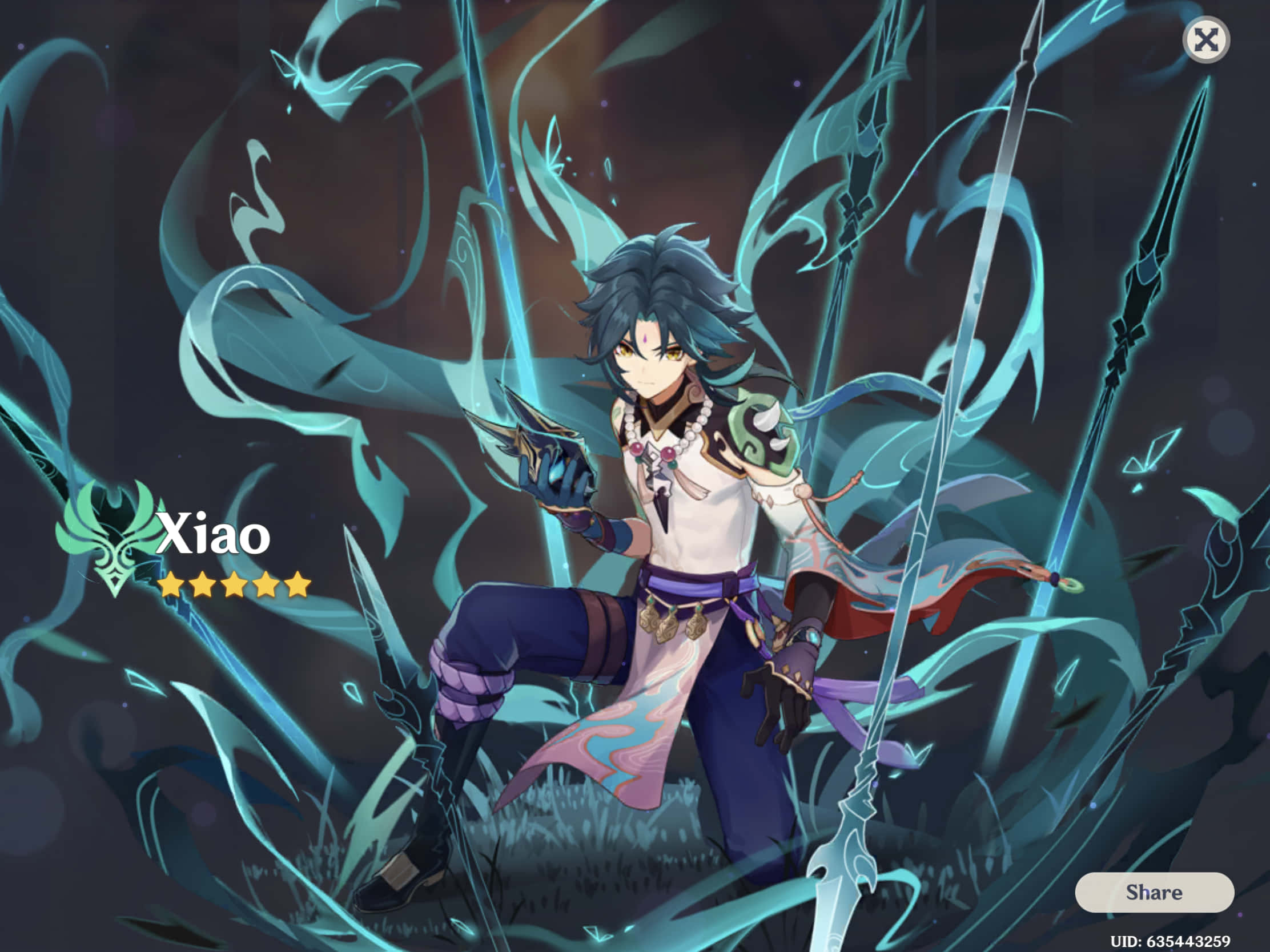 Xiao Splash Art PFP Duvar Kağıdı