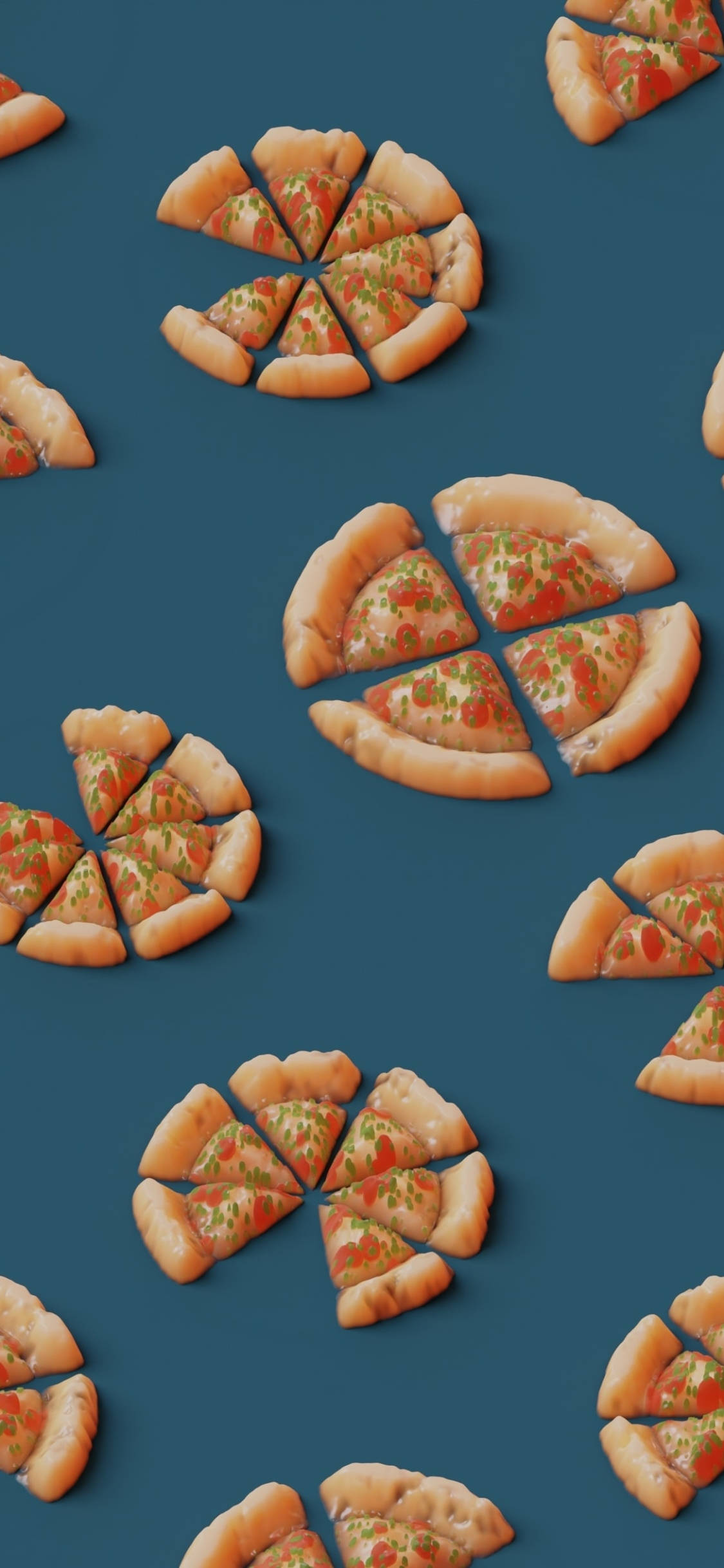 Xiaomi Redmi Note 9 İçin Pizza Stok Fotoğrafı Duvar Kağıdı