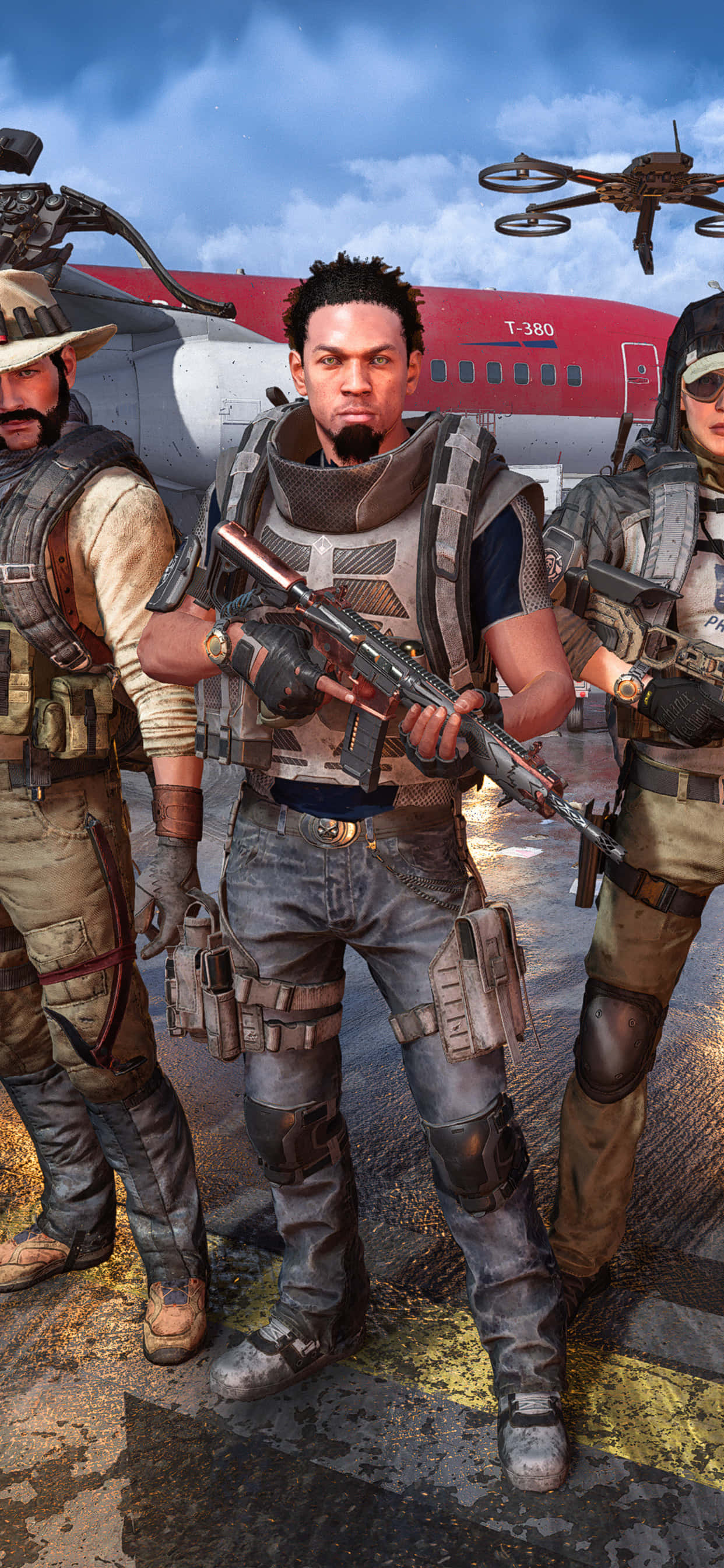 “XS Max The Division - Oyuncular için bir telefon” Duvar Kağıdı