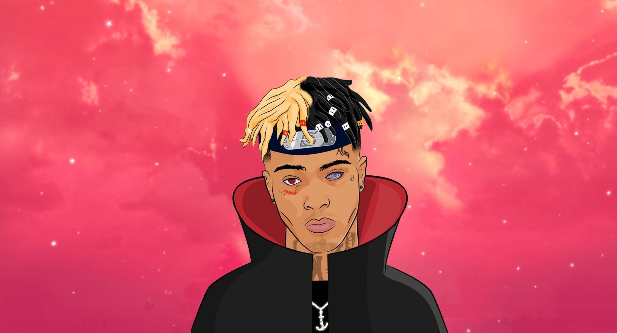 Xxxtentacion Anime Naruto Shippuden Peleriniyle Duvar Kağıdı