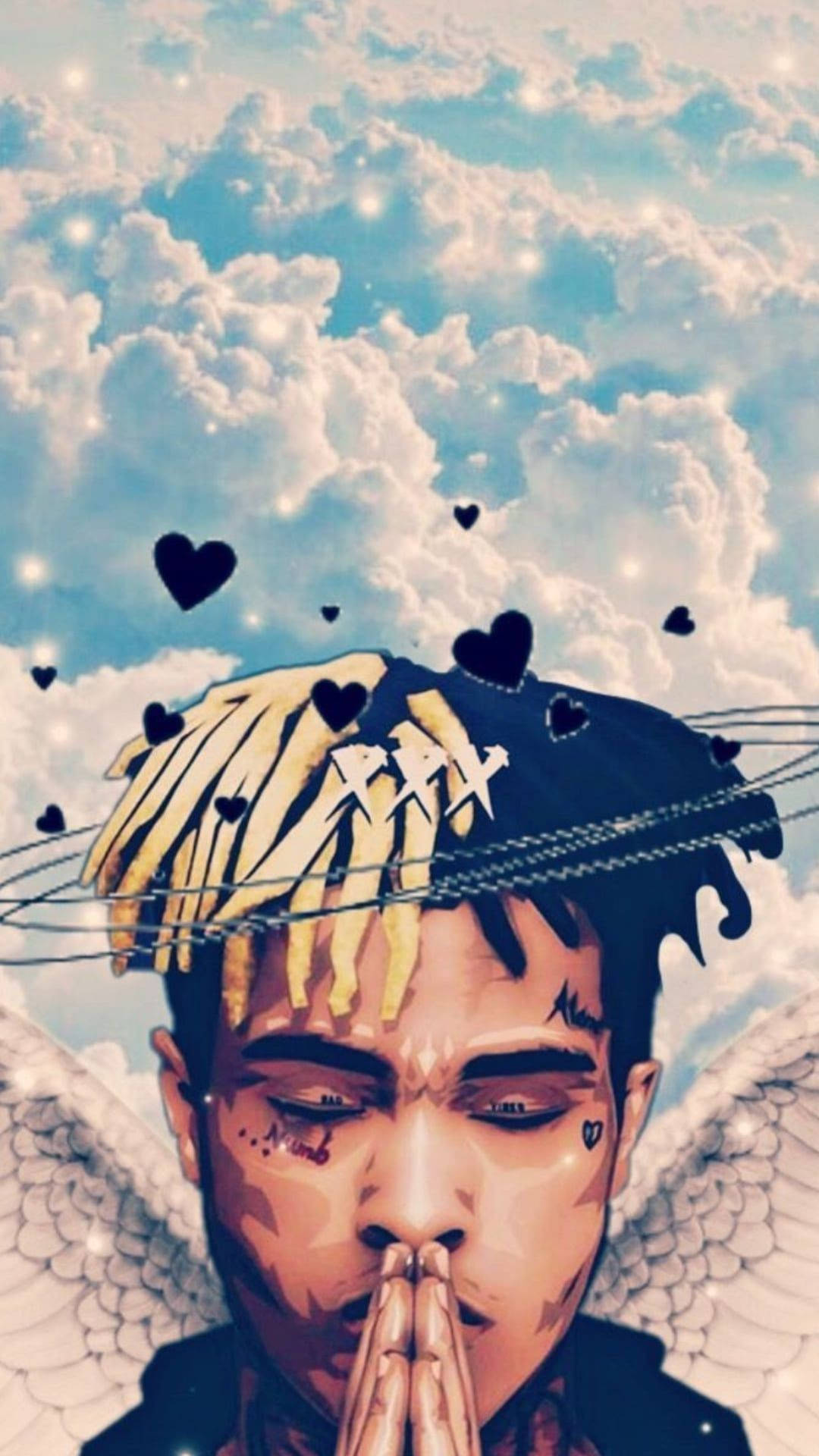 Xxxtentacion Anime Melek Kanatları Duvar Kağıdı