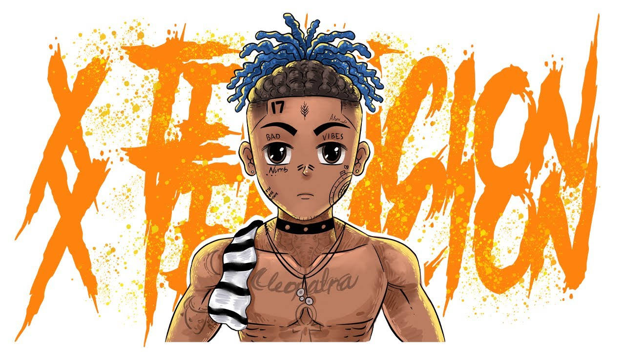Xxxtentacion Anime Yaratıcı Sanat Duvar Kağıdı
