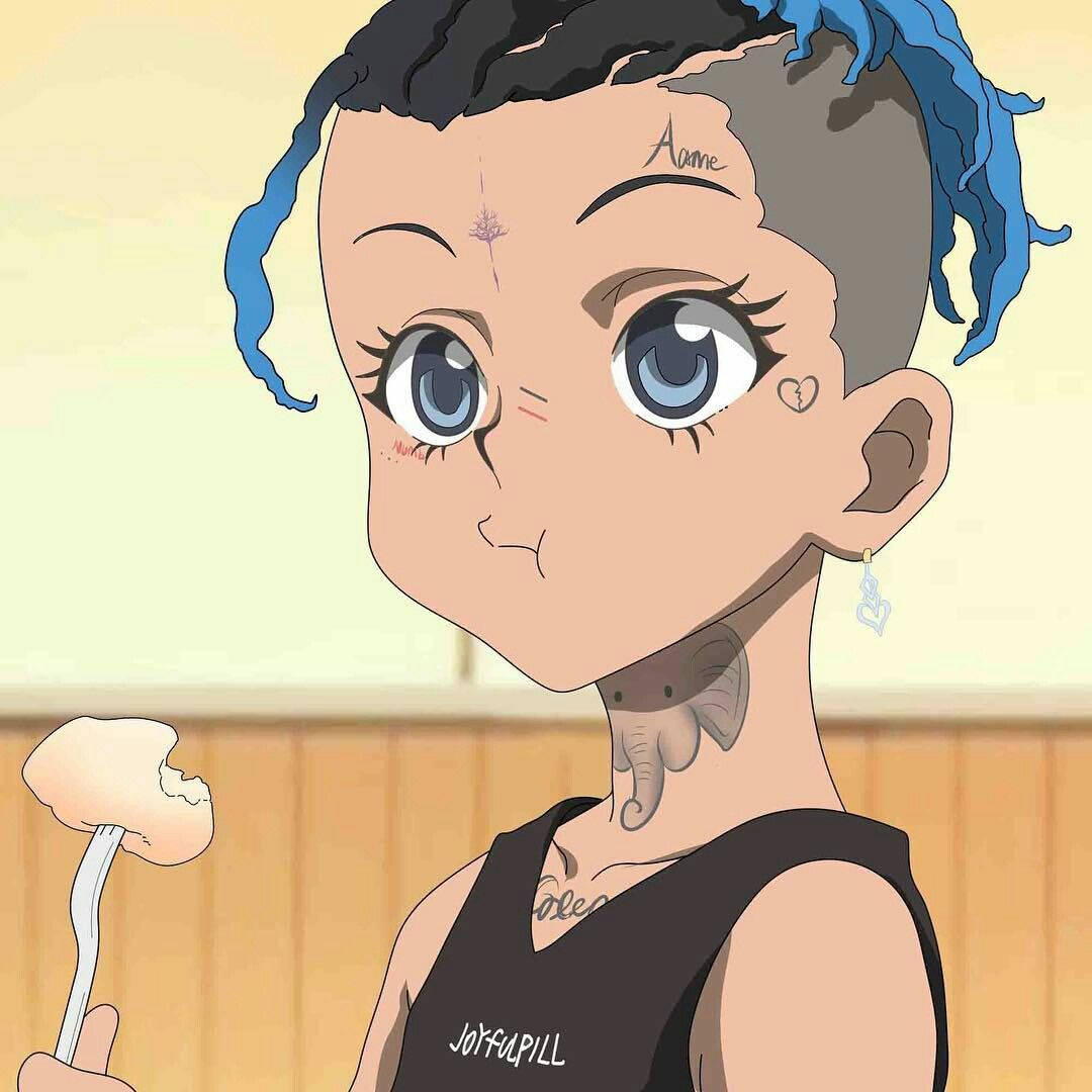 Xxxtentacion Anime Fil Dövmesi Duvar Kağıdı