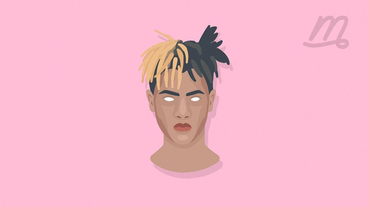 Xxxtentacion Anime Pembe Sanat Duvar Kağıdı