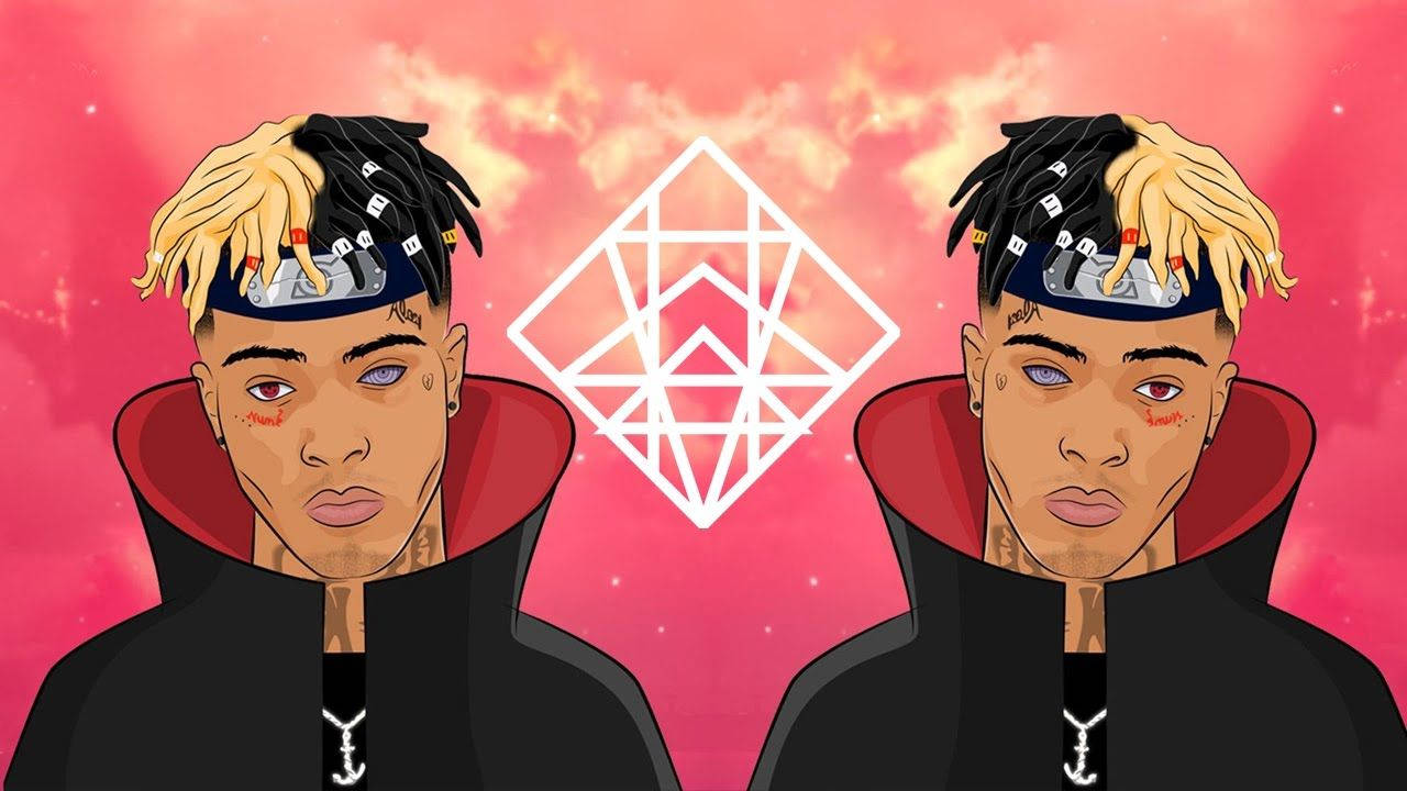 Xxxtentacion Anime Yan Yana Sanatı Duvar Kağıdı