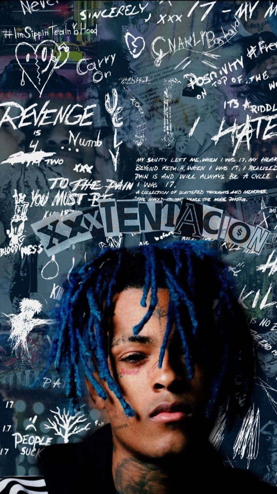 Xxxtentacion PFP Karalamaları Duvar Kağıdı