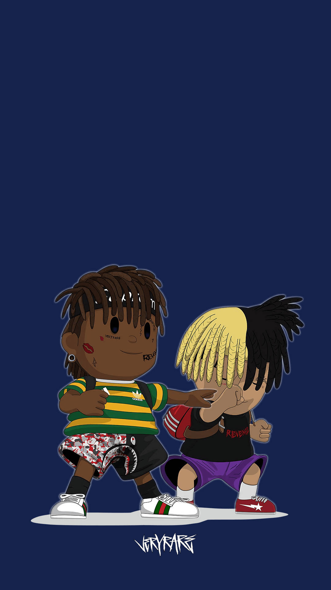 XXXTentacion ve Juice Wrld Anime Duvar Kağıdı
