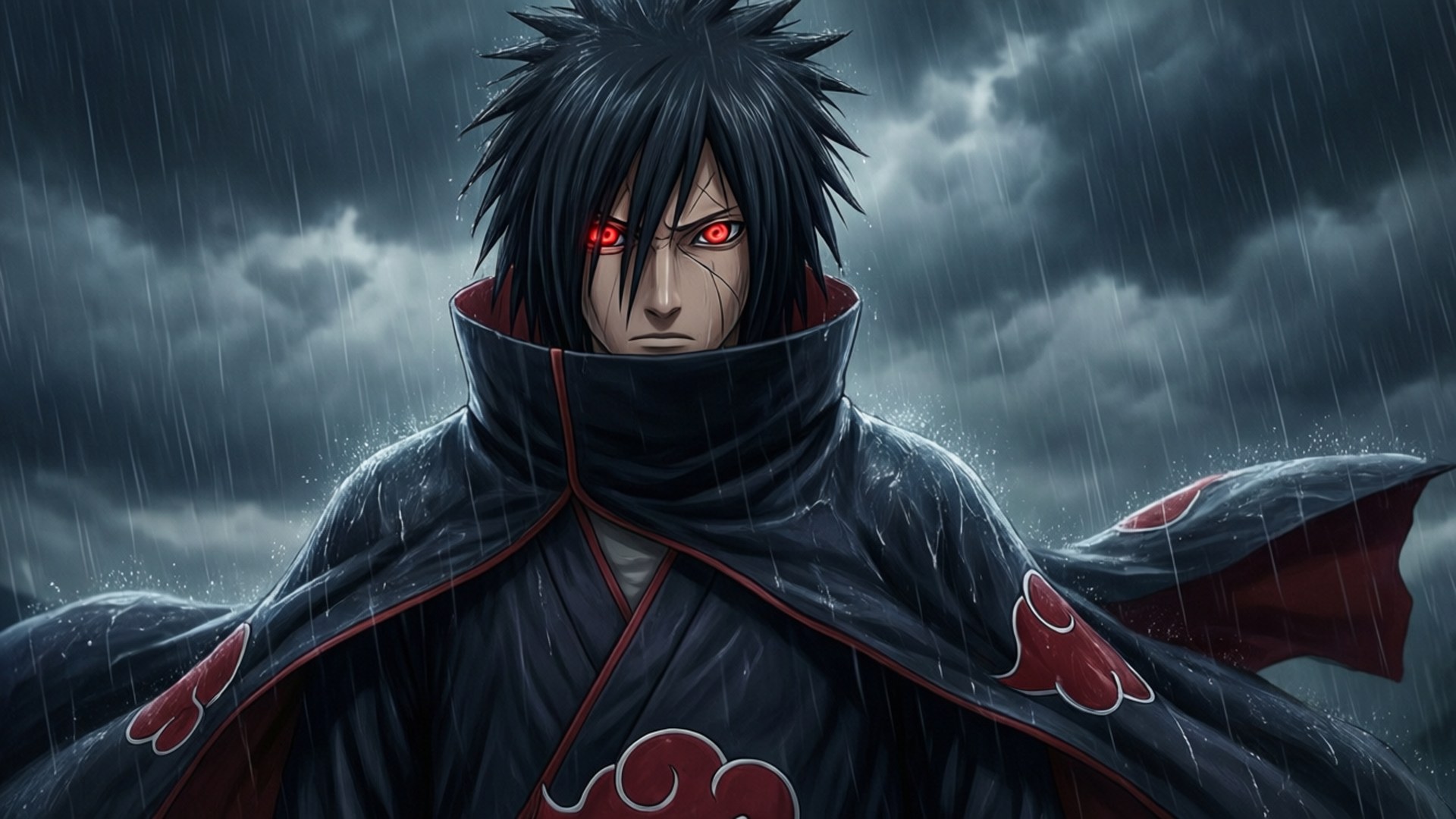 Yağmurda Itachi Duvar Kağıdı
