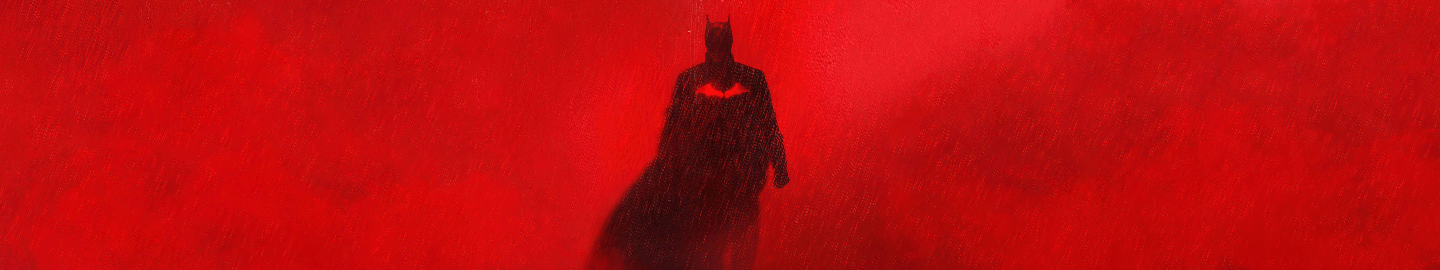 Yağmurda Üç Ekran Batman Duvar Kağıdı
