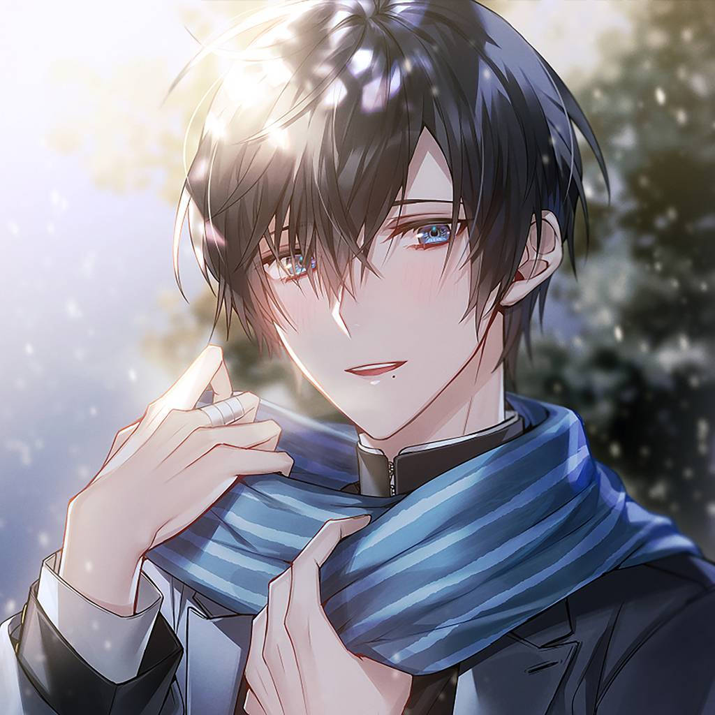 Yakışıklı Çocuk Sert Anime Profil Fotoğrafı Duvar Kağıdı