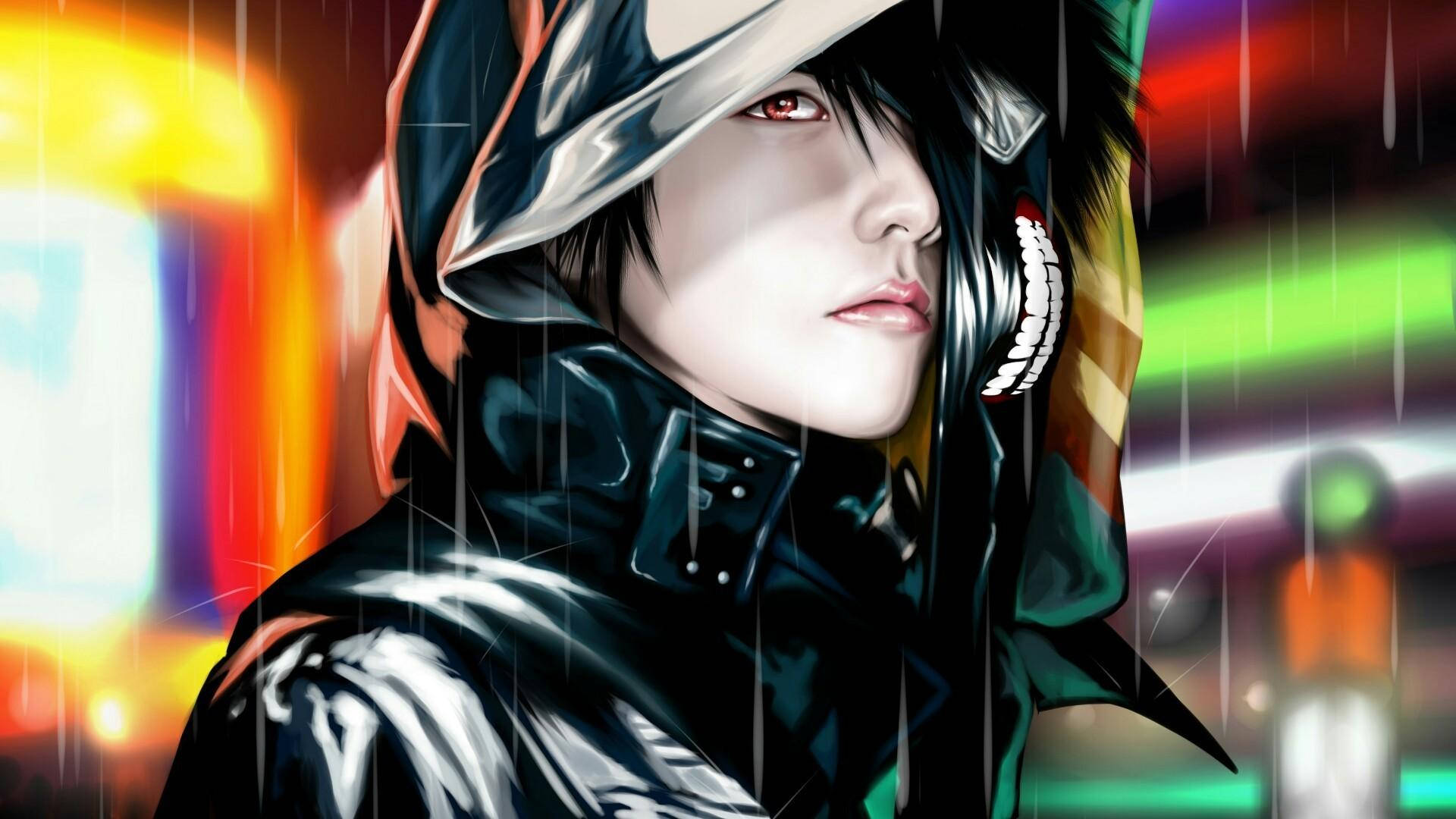 Yakışıklı Anime Çocuğu Ken Kaneki Duvar Kağıdı