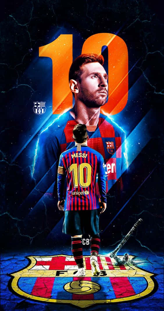 Yalnızca bir efsane telefona güven - Messi iPhone Duvar Kağıdı