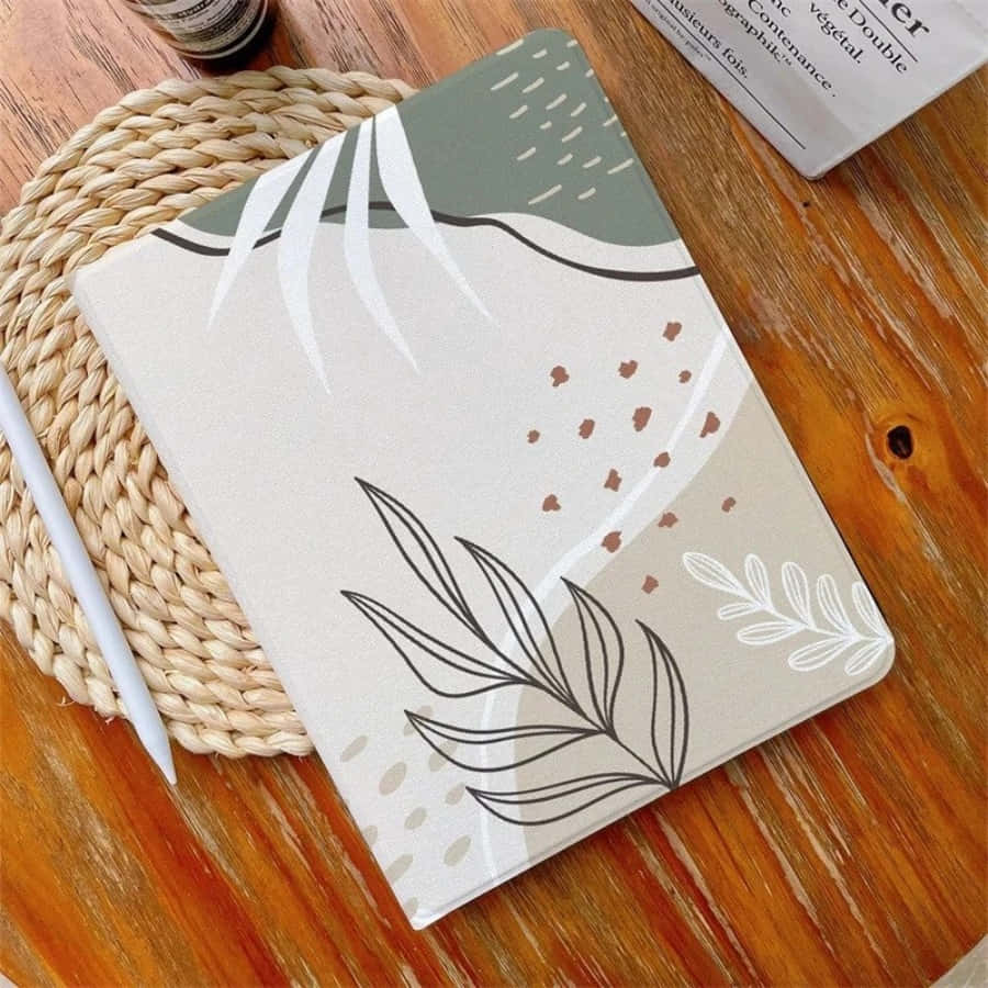yaprak desenli bir defter Duvar Kağıdı