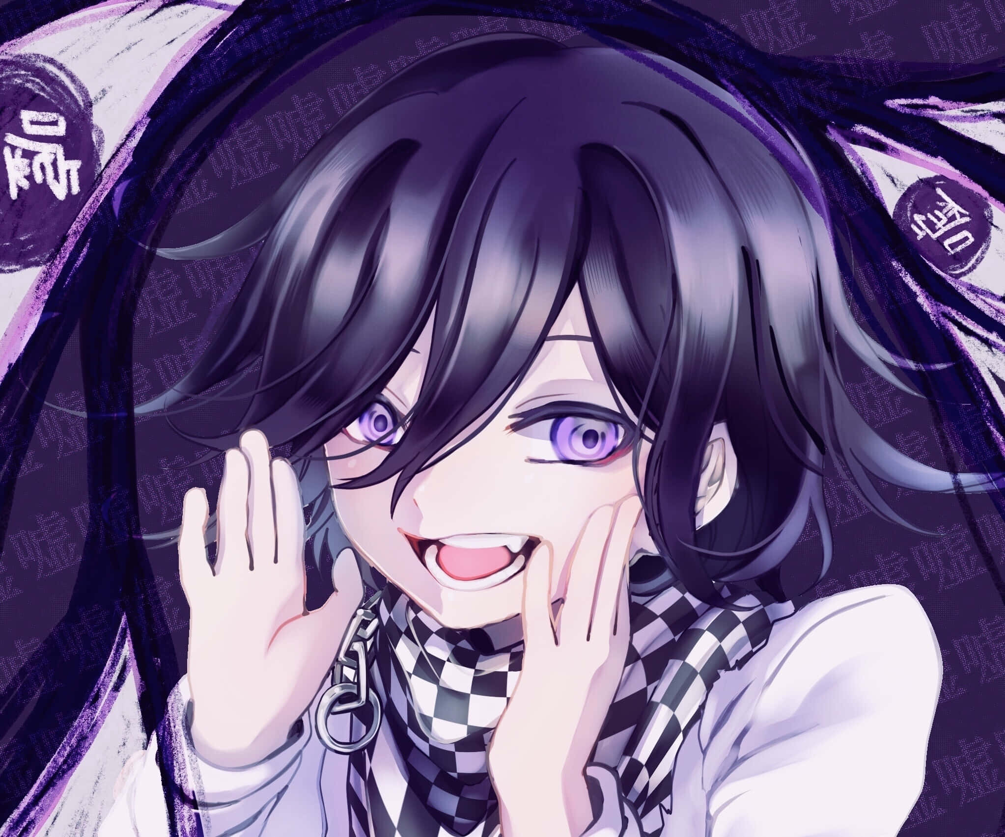 Yaramaz Kokichi Oma Danganronpa PFP Duvar Kağıdı