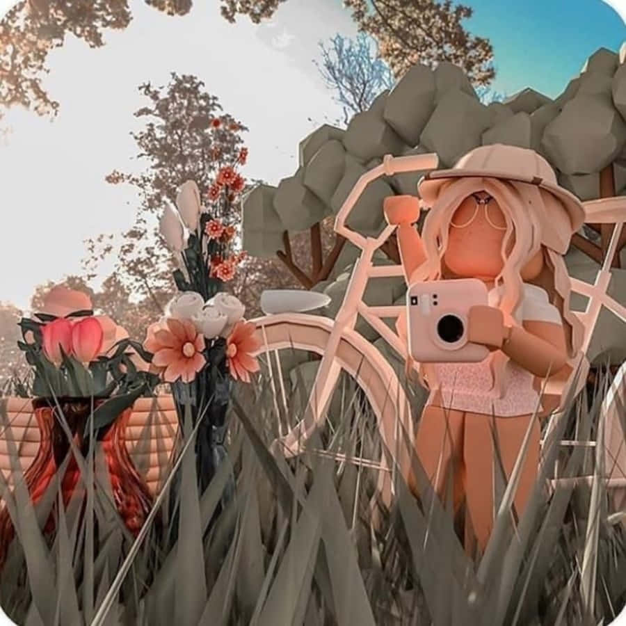 Yaratıcı Estetik Roblox Yapısı! Duvar Kağıdı