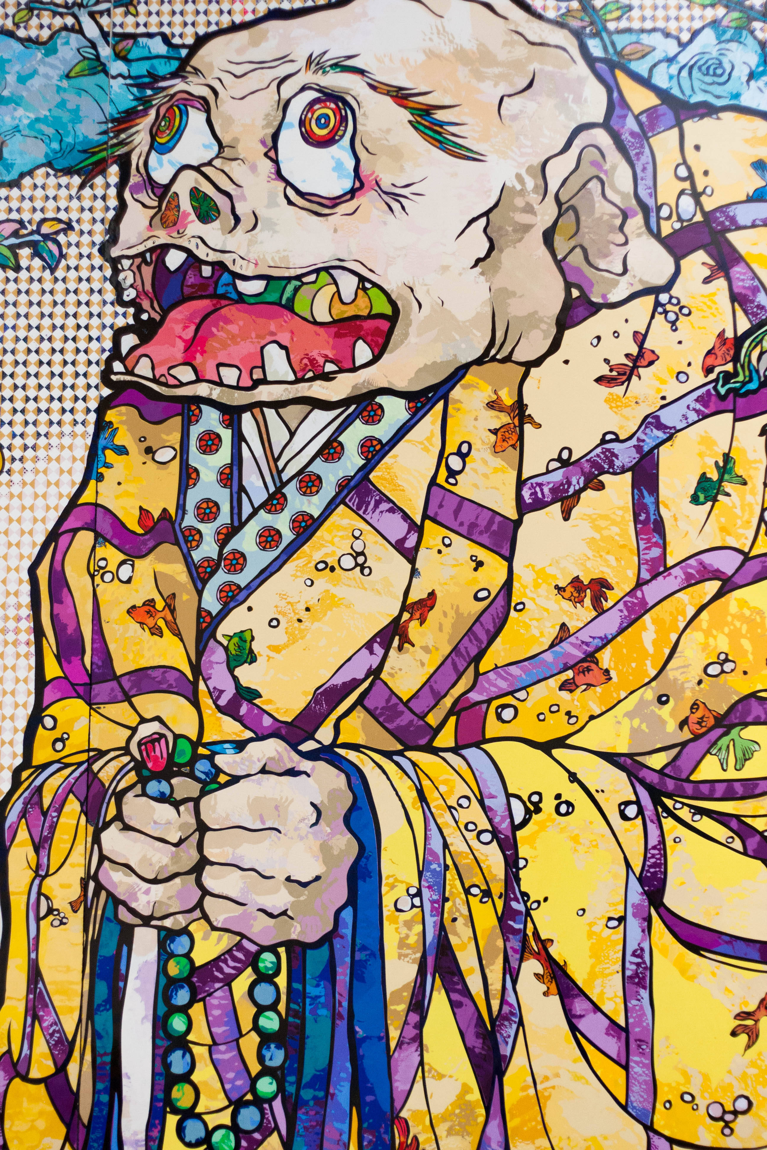 Yaşlı Budist Takashi Murakami 4K Duvar Kağıdı