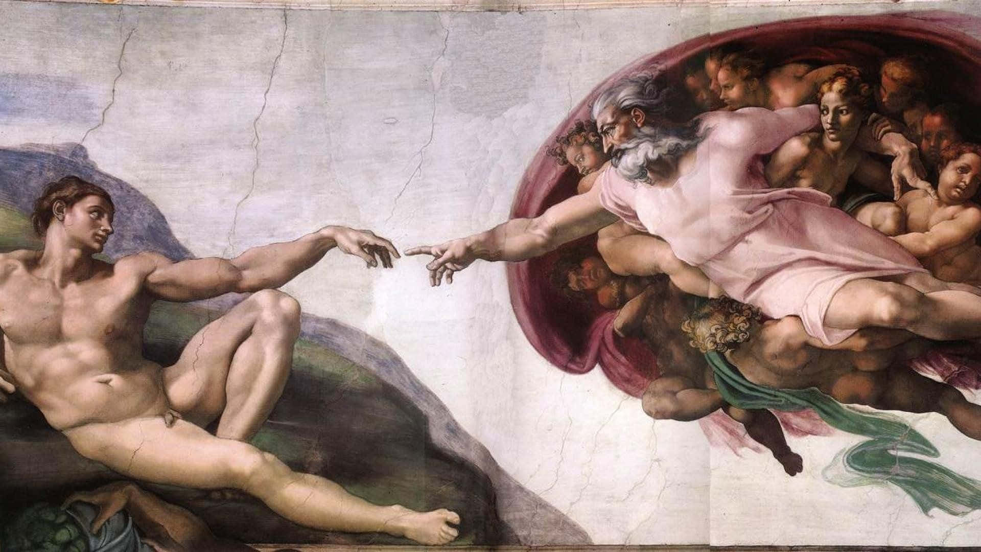 Yatay Adem'in Yaratılışı 4K Duvar Kağıdı